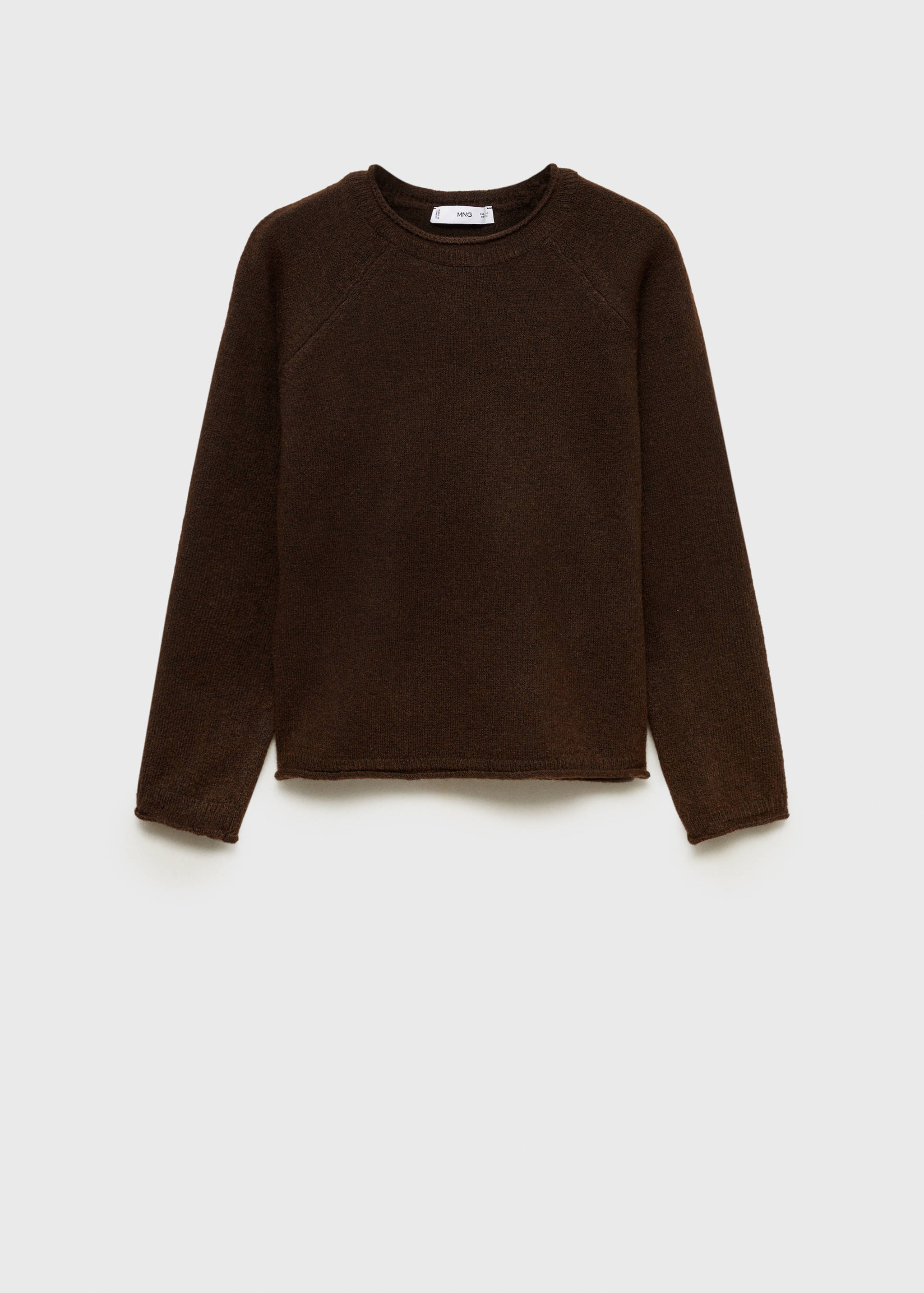 Round-neck knitted sweater - Article without model