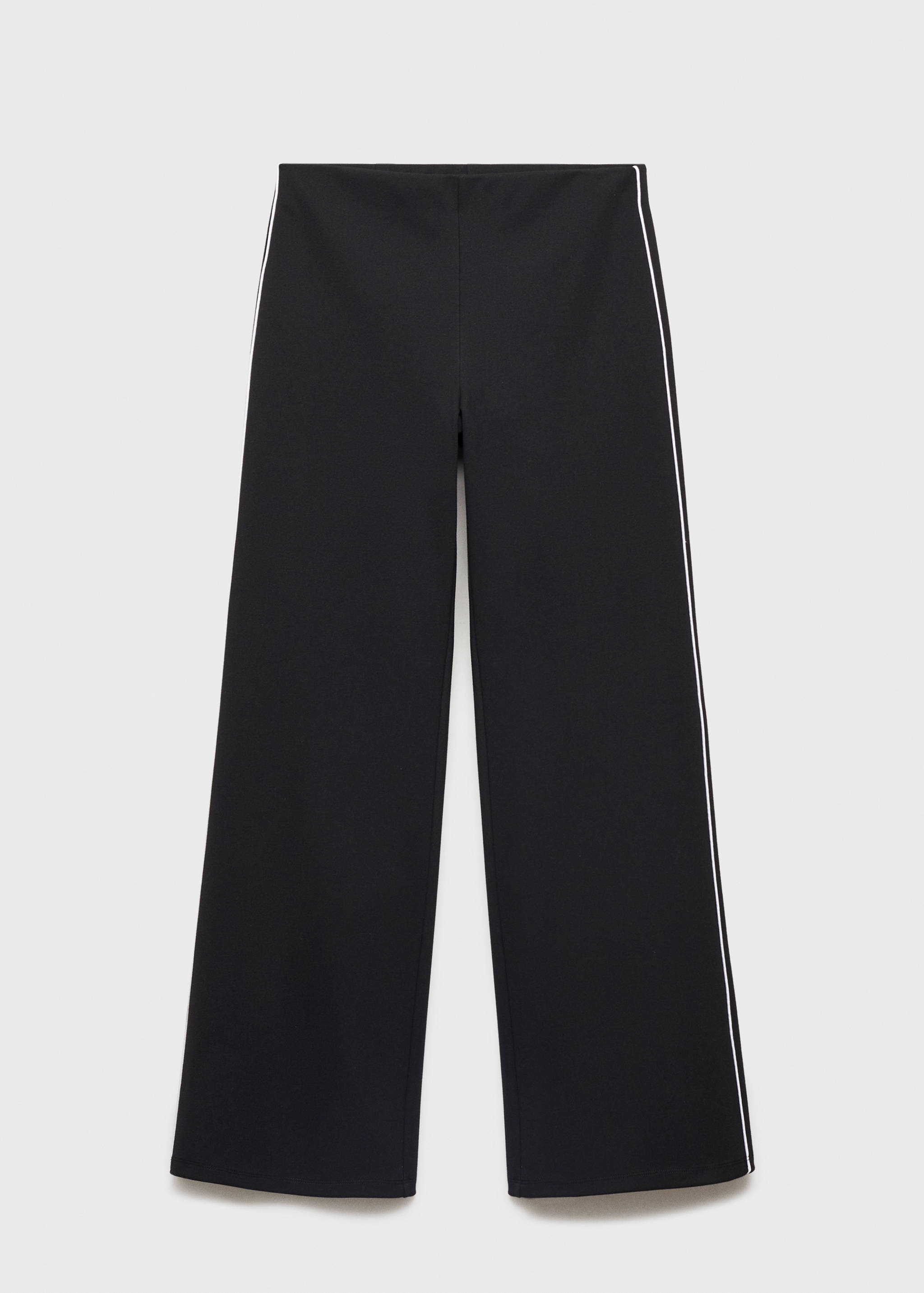 Pantalon maille rayure contrastante - Article sans modèle