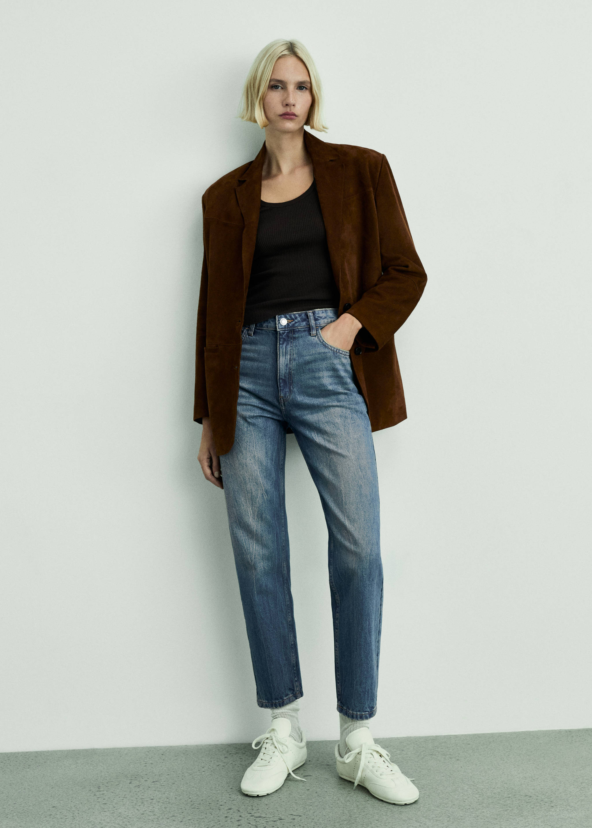 Jeans Mom2000 mom tiro alto - Plano general