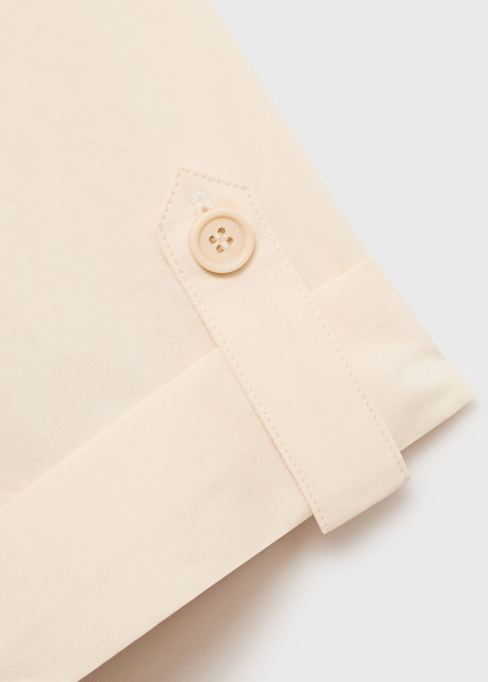 Chest-pocket cotton blouse - Details of the article 0