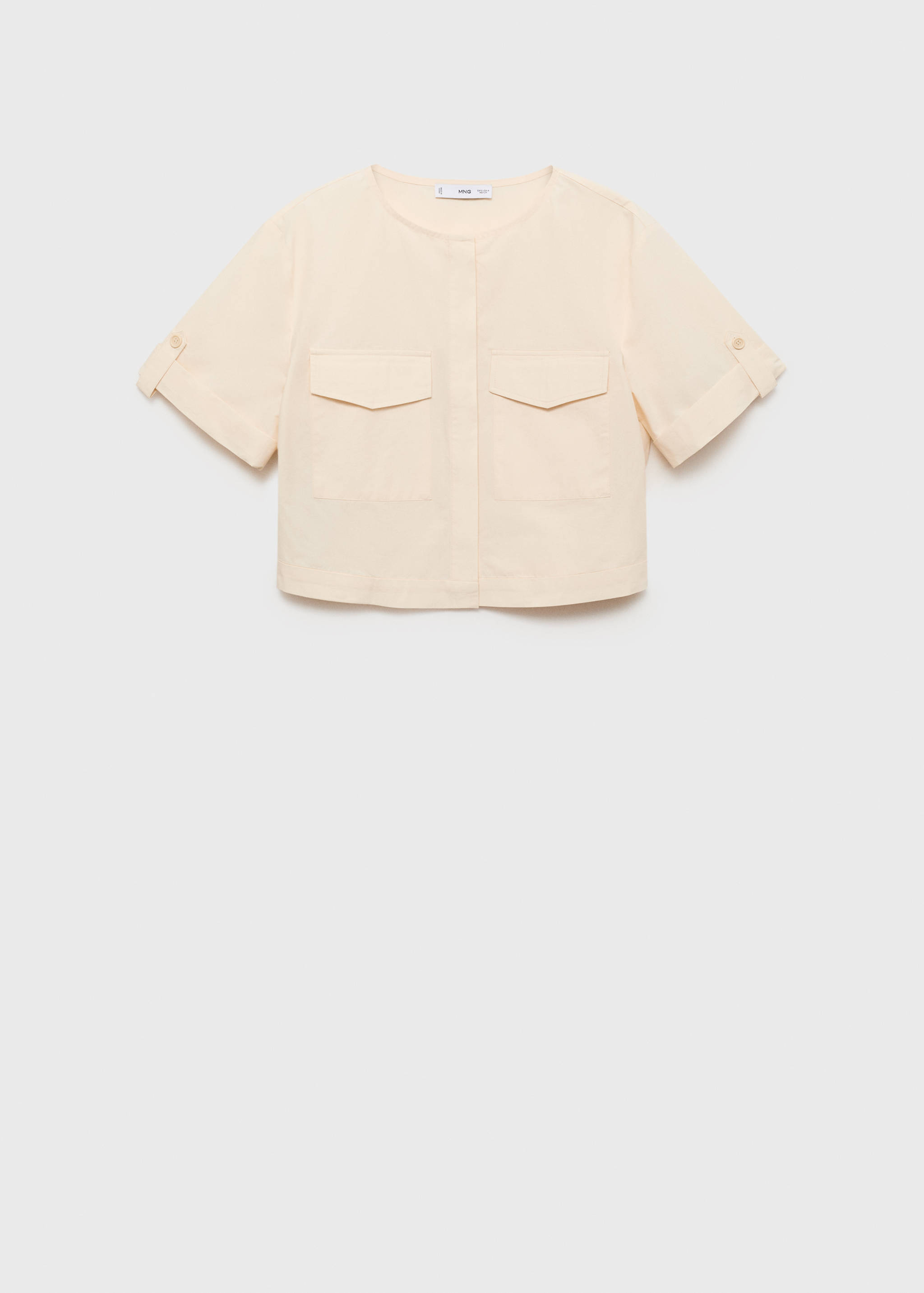 Blusa algodón bolsillos - Artículo sin modelo