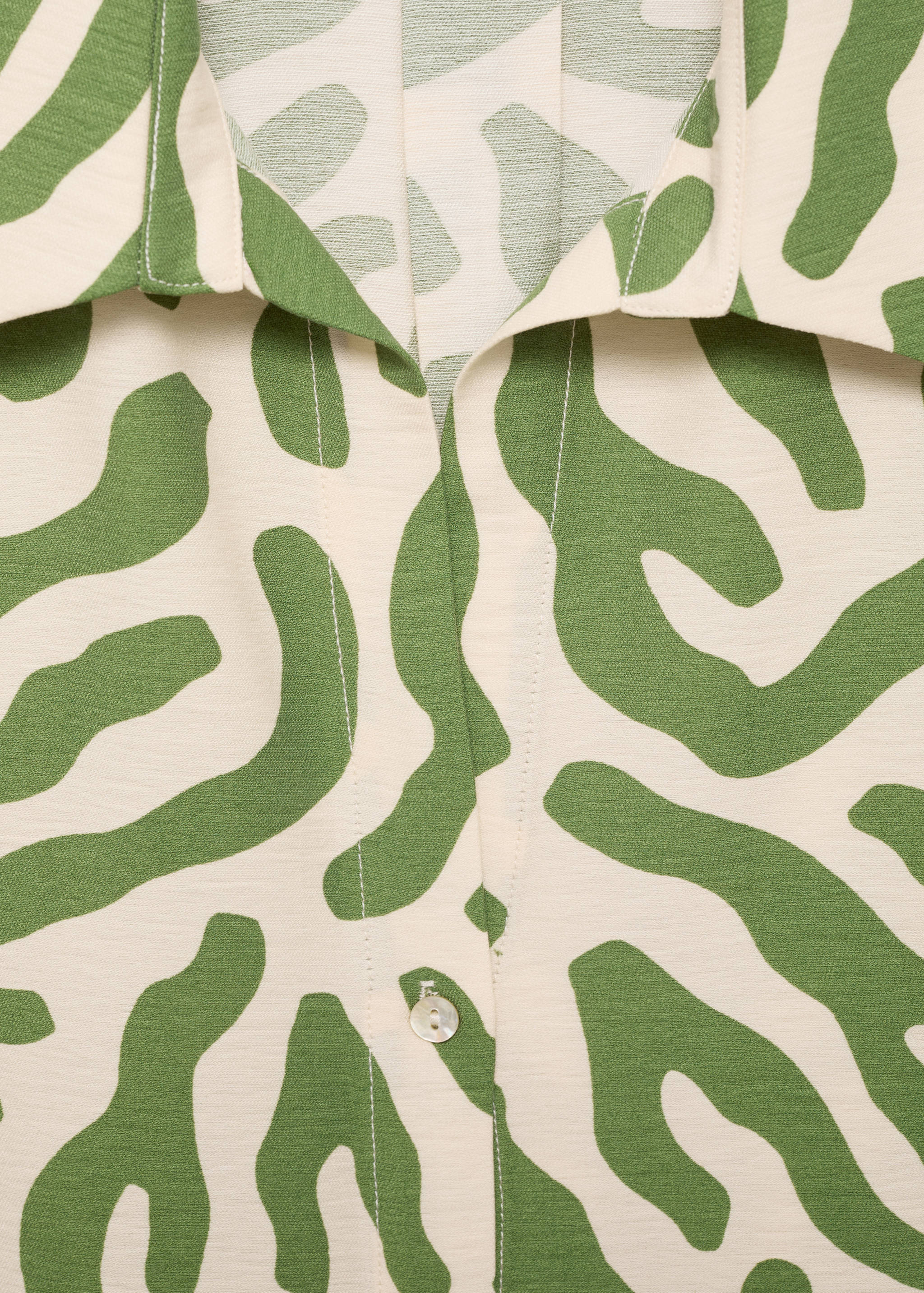 Sleeveless printed blouse - Details of the article 8