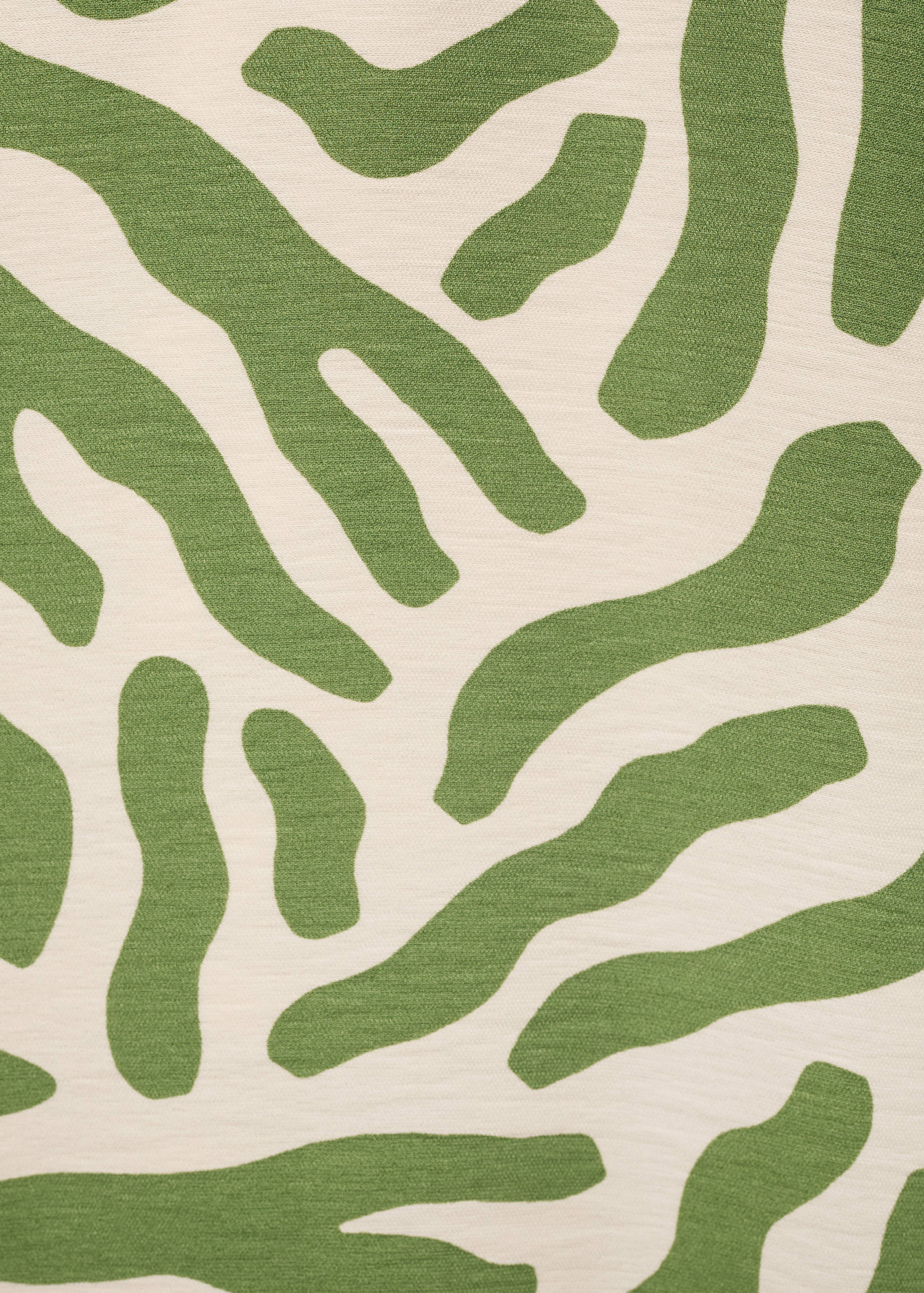 Sleeveless printed blouse - Details of the article 0