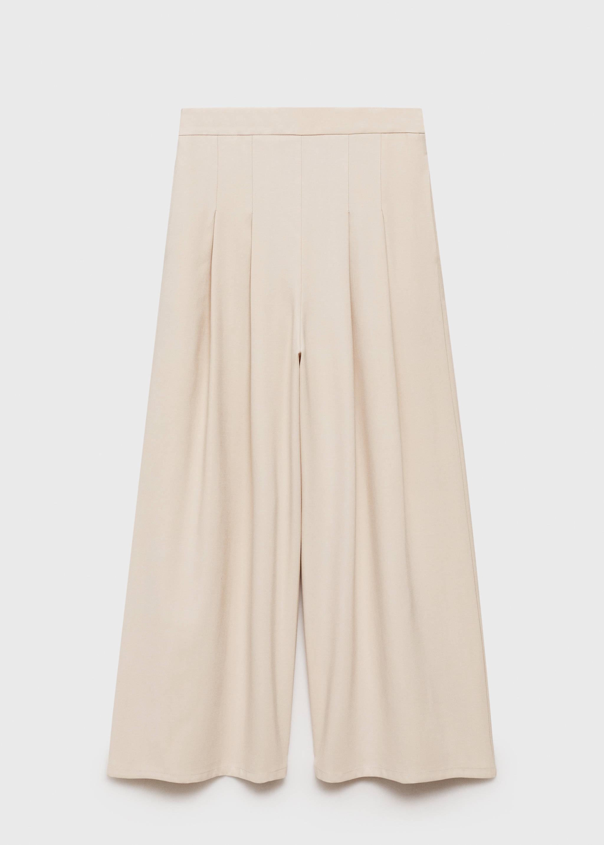 Wide leg pleated trousers - Article without model
