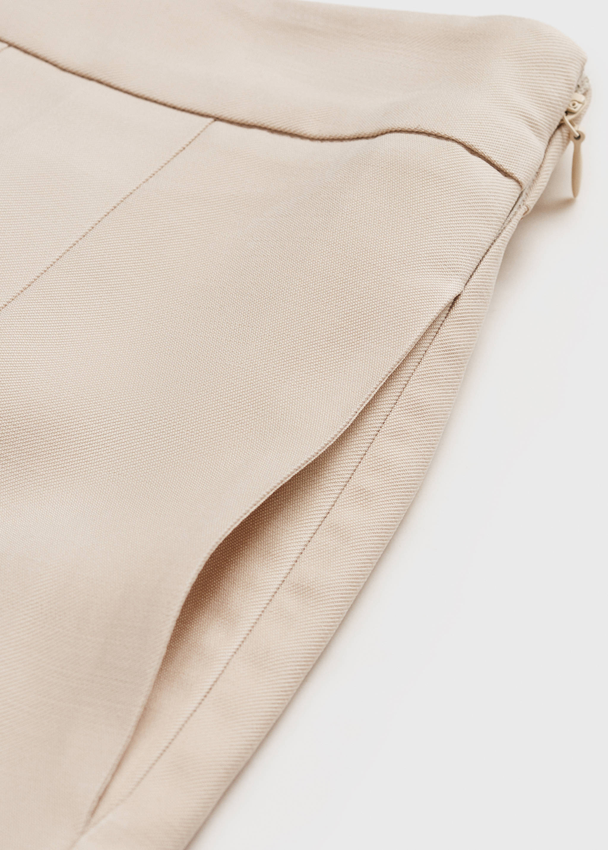 Wide leg pleated trousers - Details of the article 0