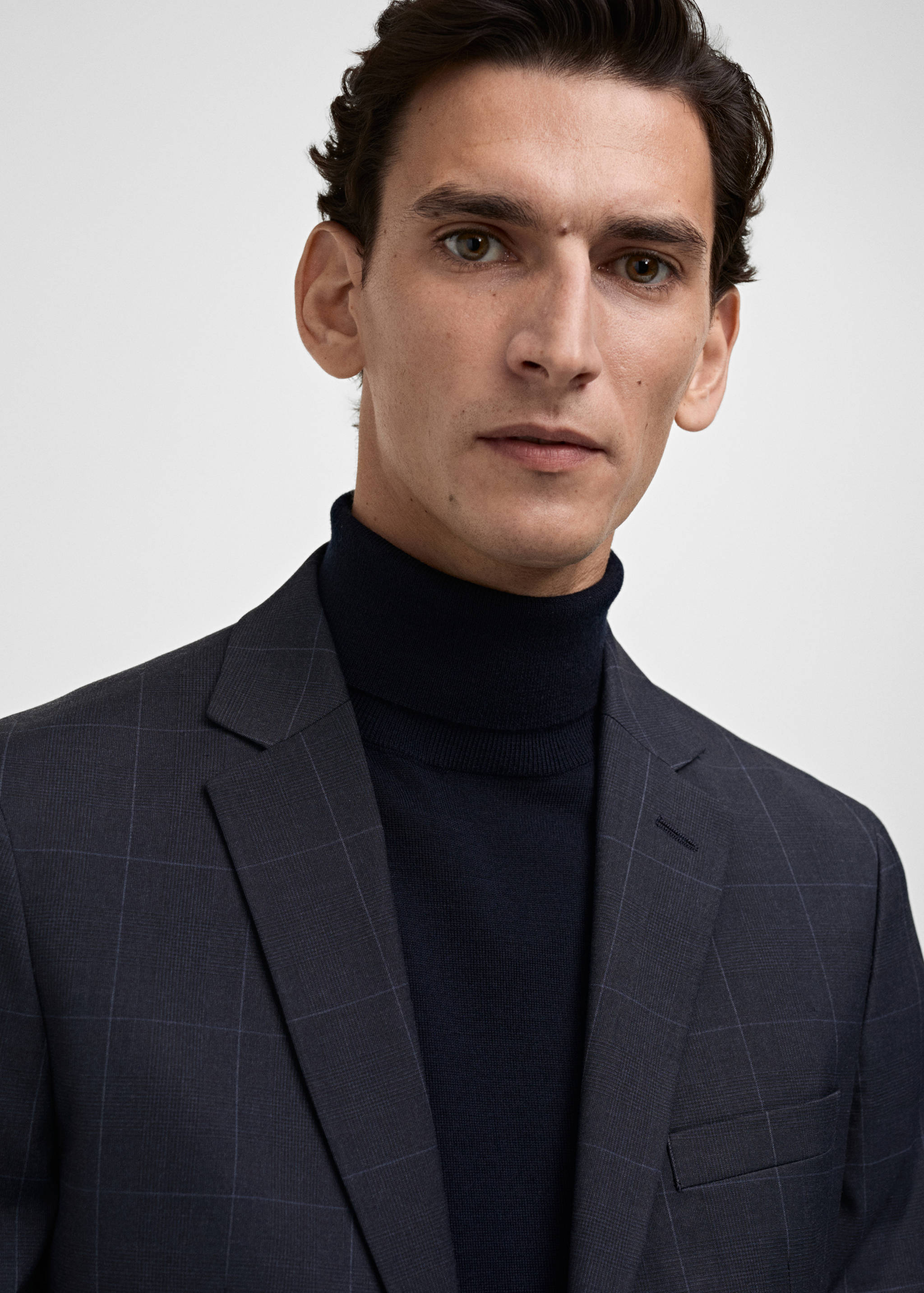 Super slim-fit suit jacket in stretch fabric - Details of the article 1