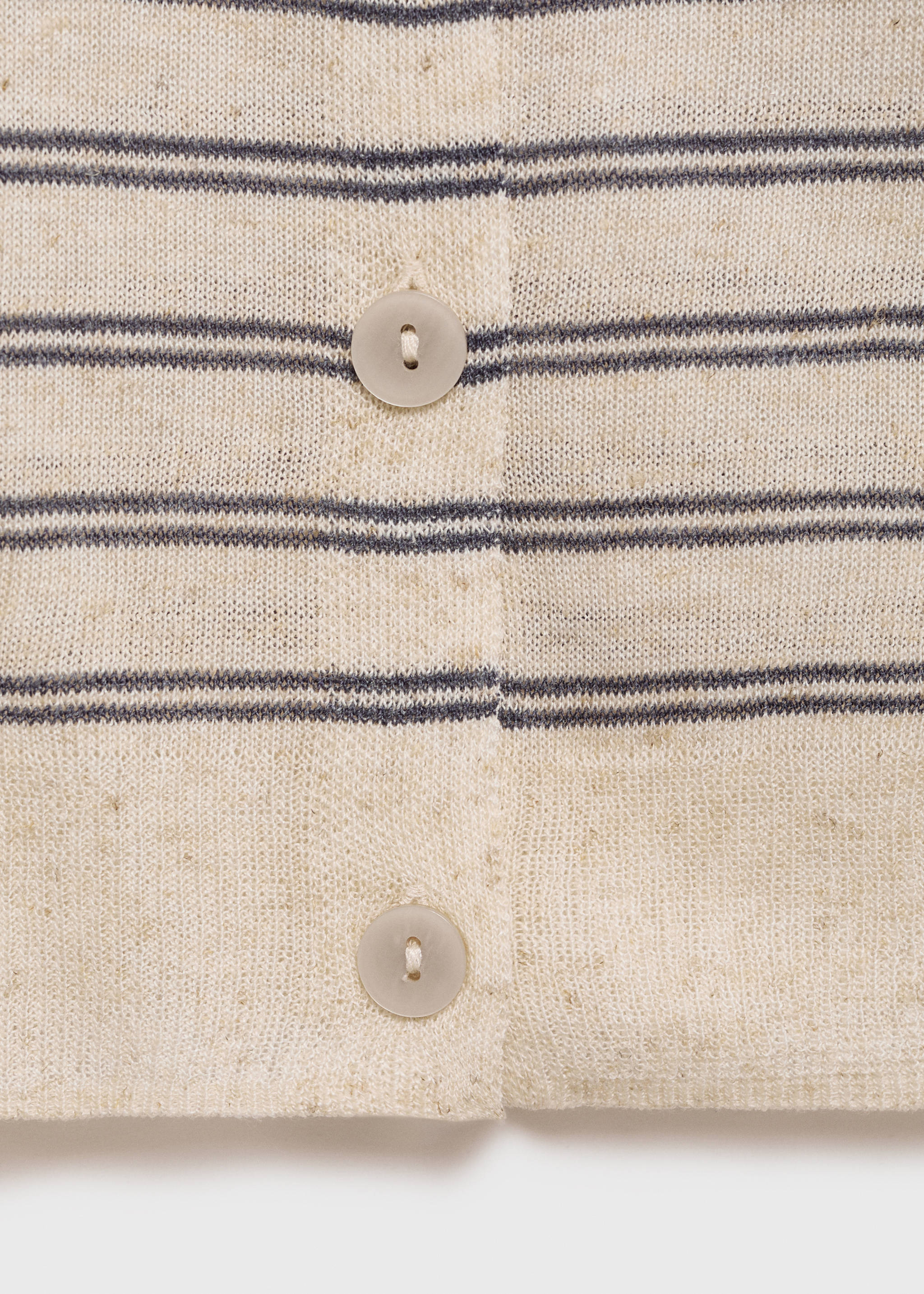 Knitted gilet with buttons - Details of the article 0