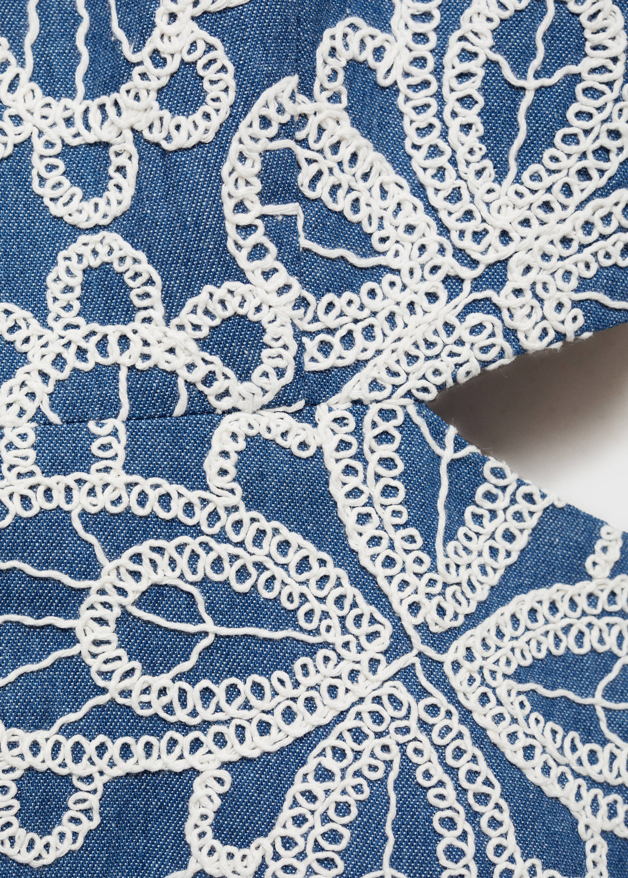 Robe volantée broderie florale - Détail de l'article 8