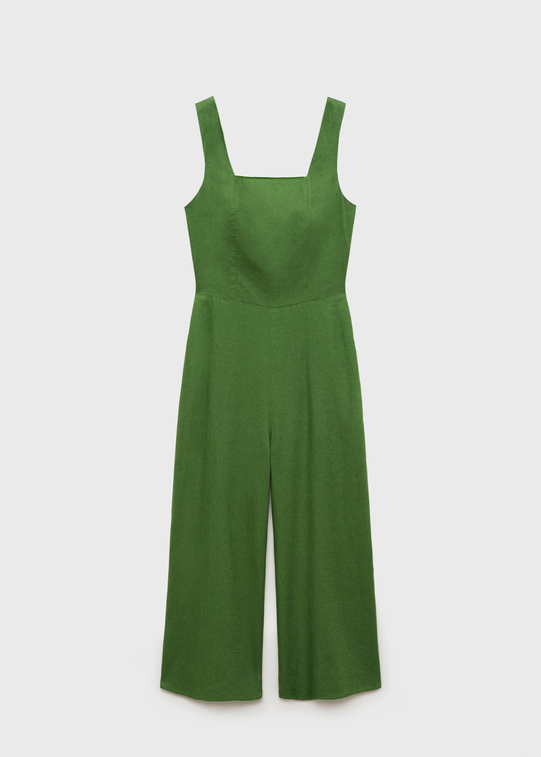 Straight-fit linen jumpsuit - Article without model