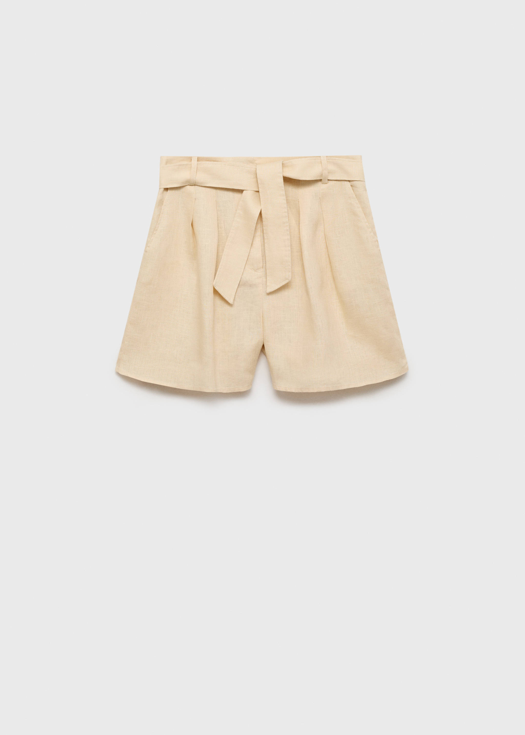 Shorts lino cinturón - Artículo sin modelo