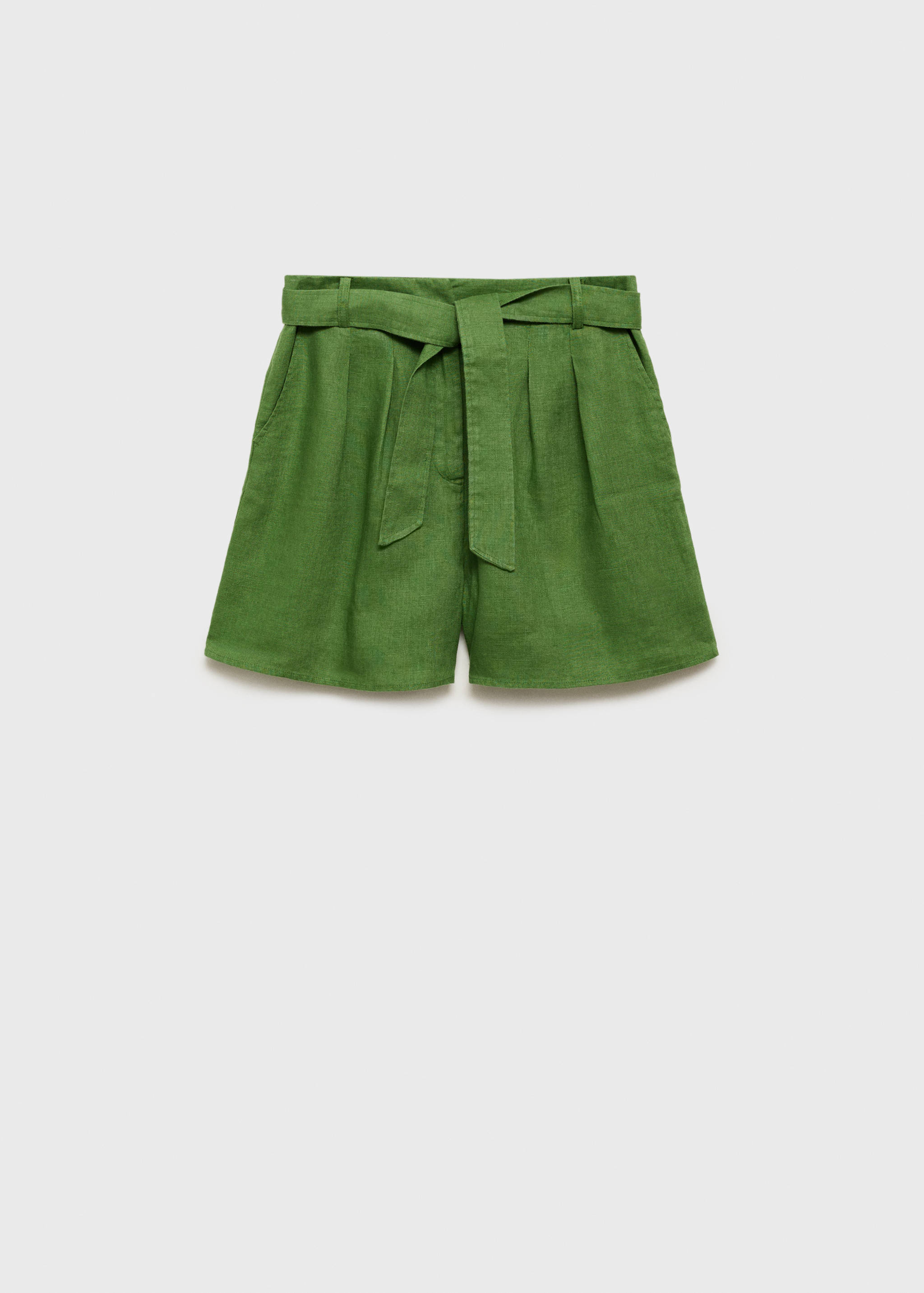 Shorts lino cinturón - Artículo sin modelo