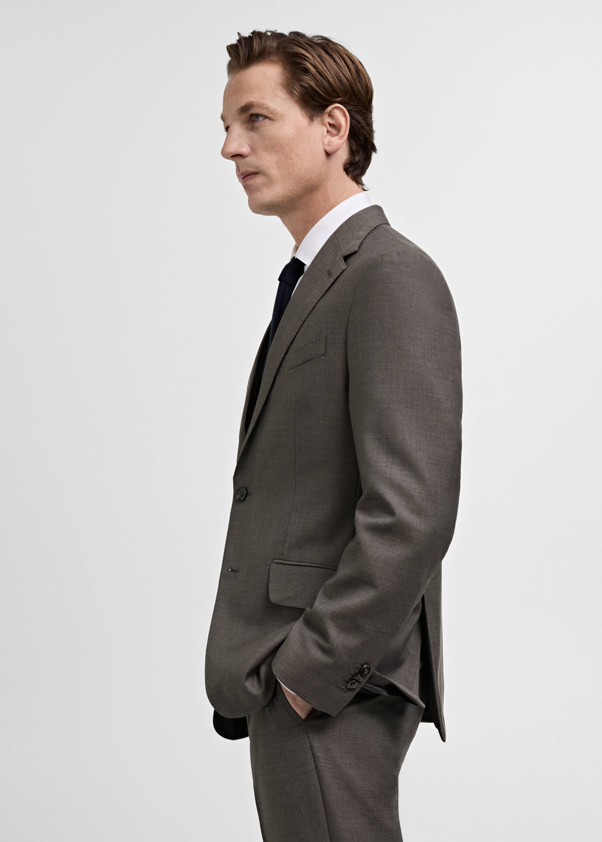 Venice 100% virgin wool suit jacket - Details of the article 2