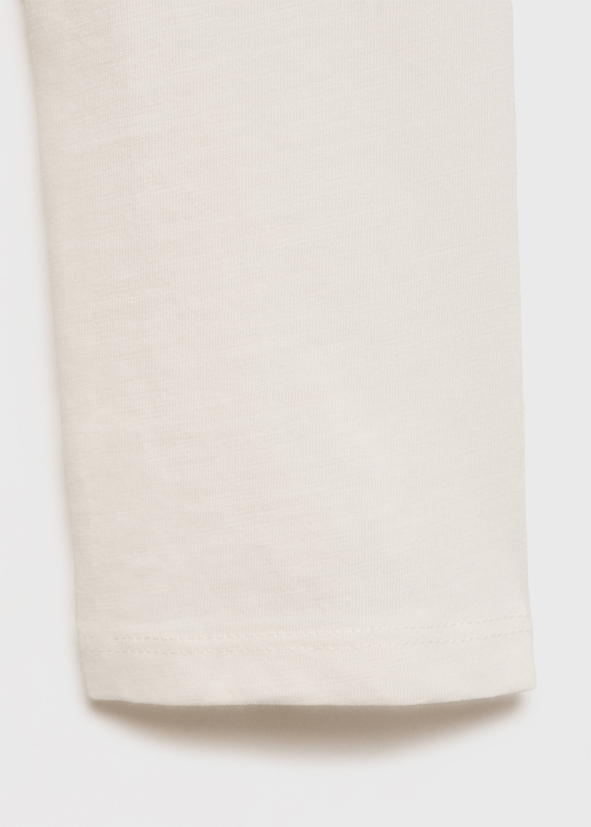 Gathered neck T-shirt - Details of the article 0