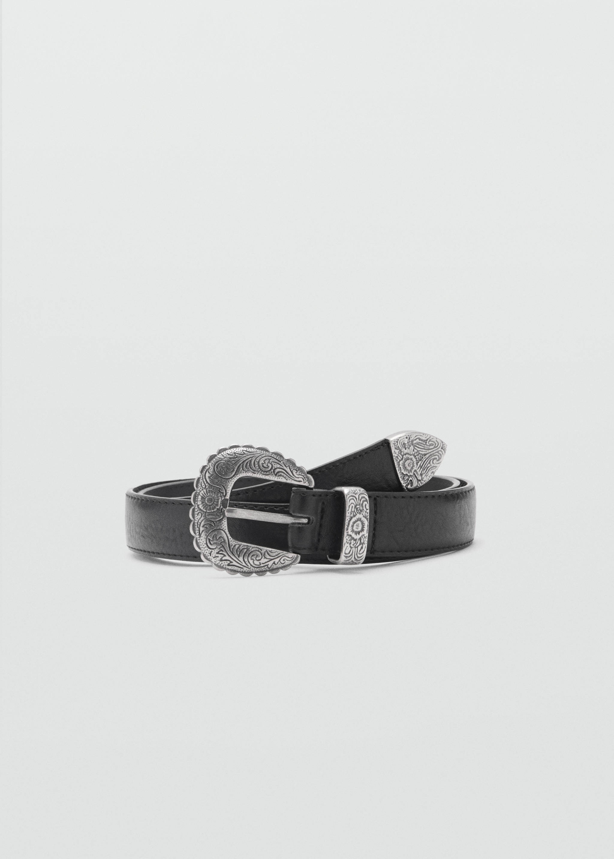 Embossed buckle belt - Article without model