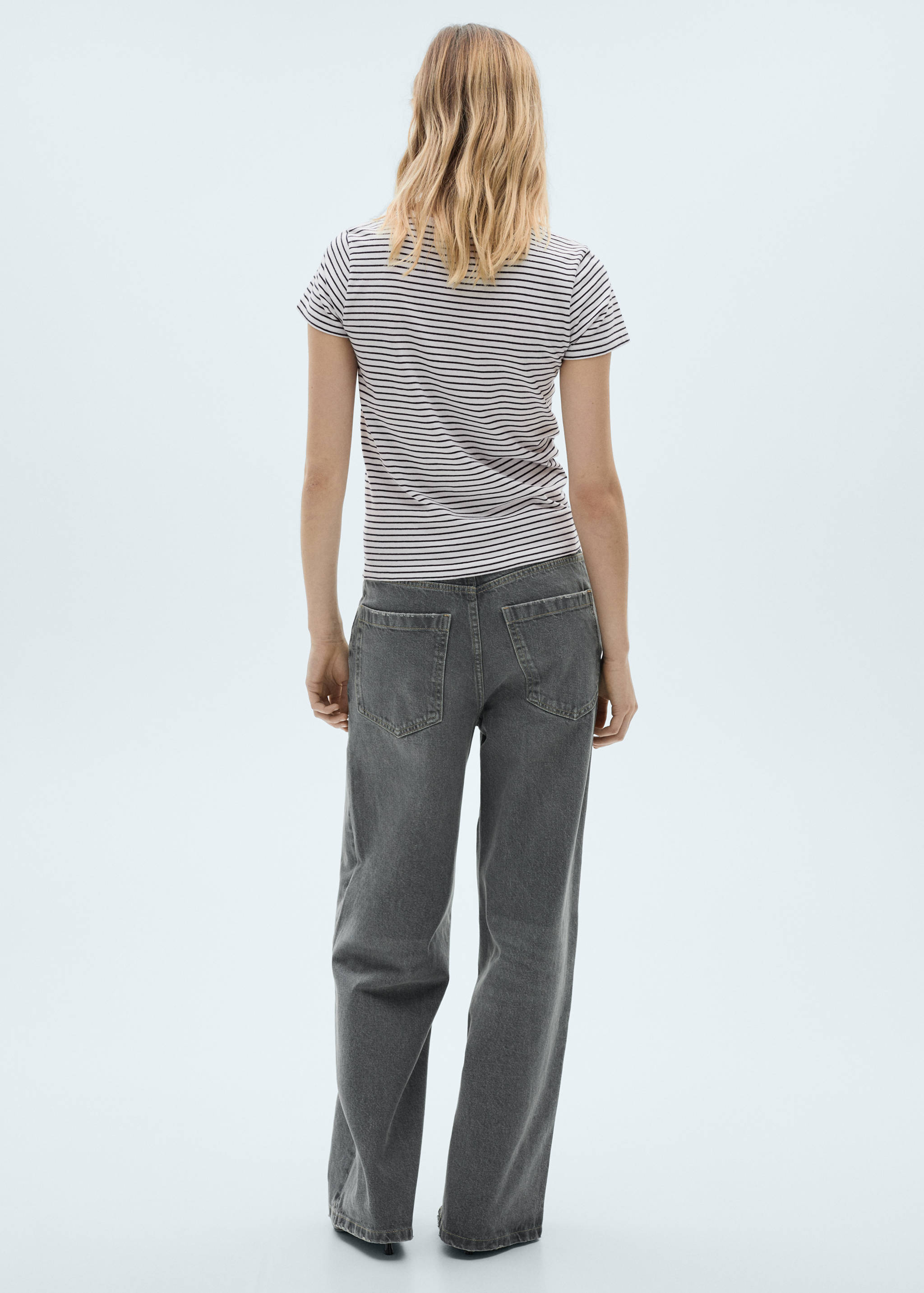 Camiseta rayas logo - Reverso del artículo