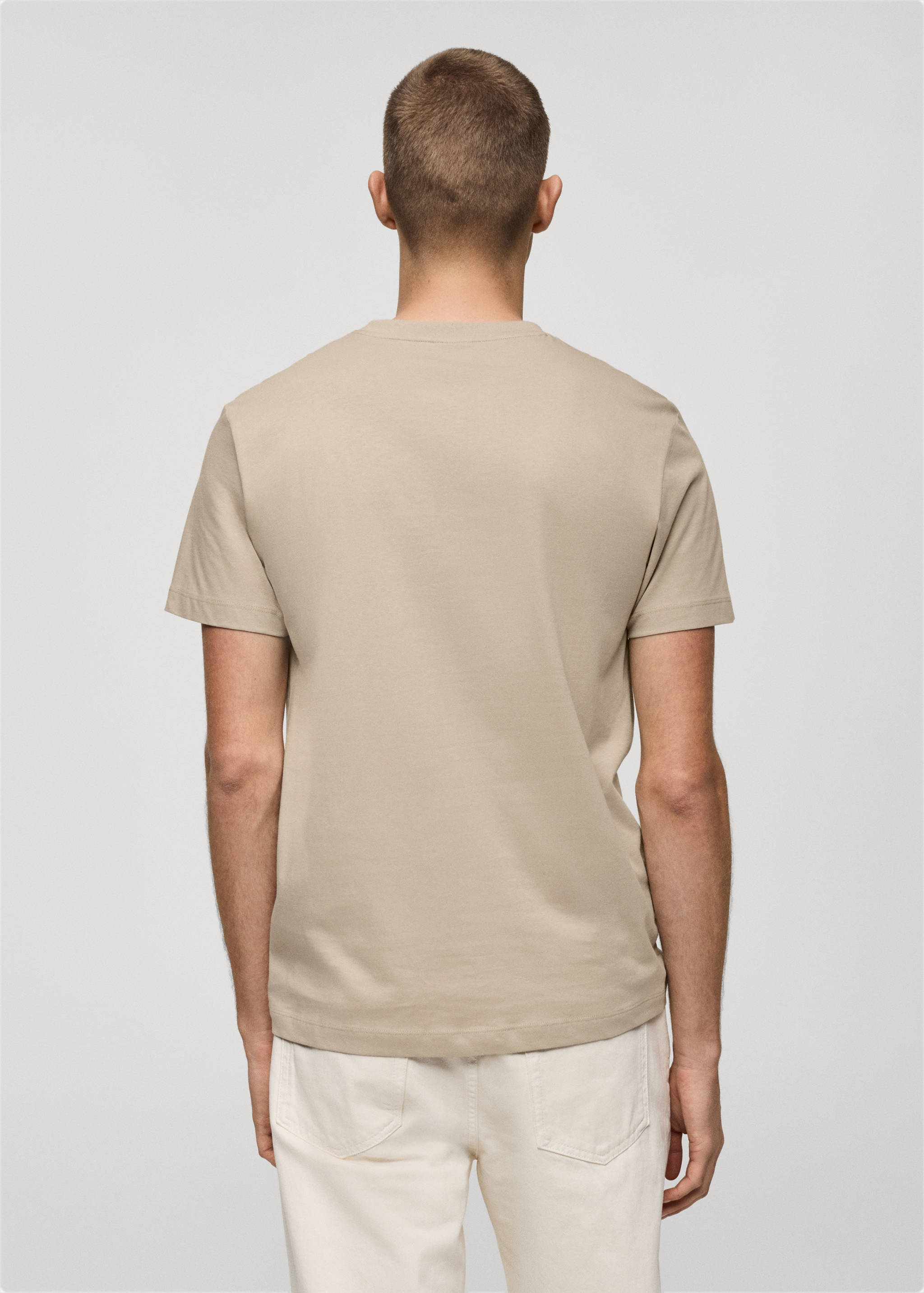 T-shirt 100 % coton slim-fit - Verso de l’article
