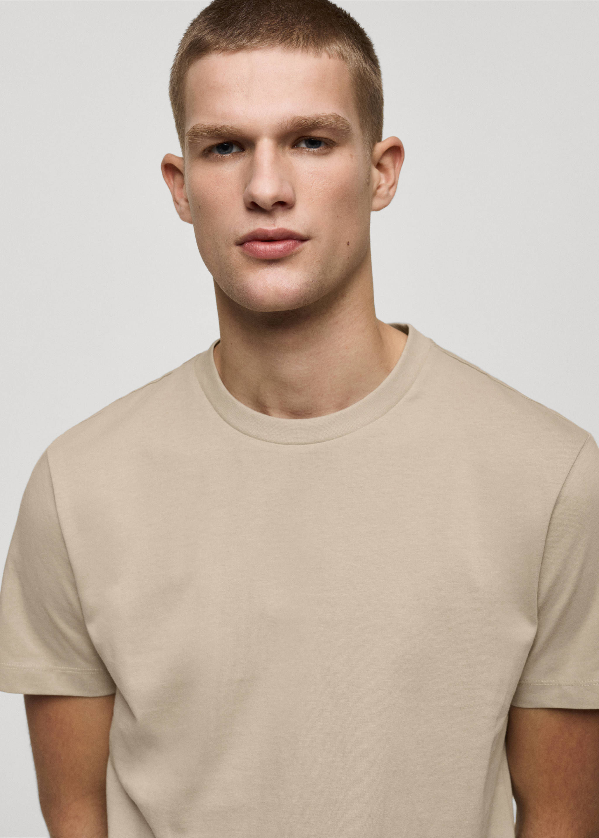 T-shirt 100 % coton slim-fit - Détail de l'article 1