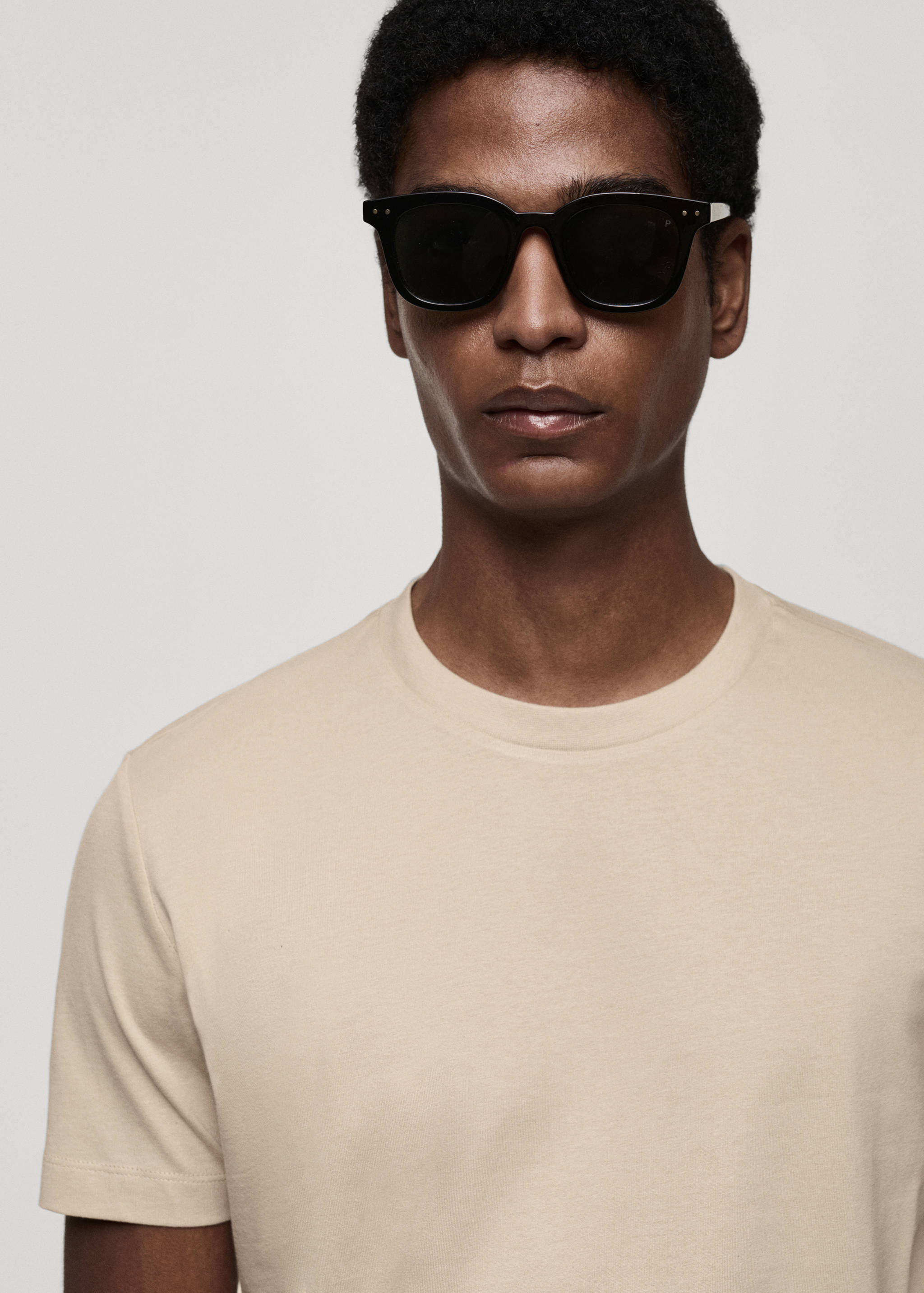 T-shirt 100 % coton slim-fit - Détail de l'article 1