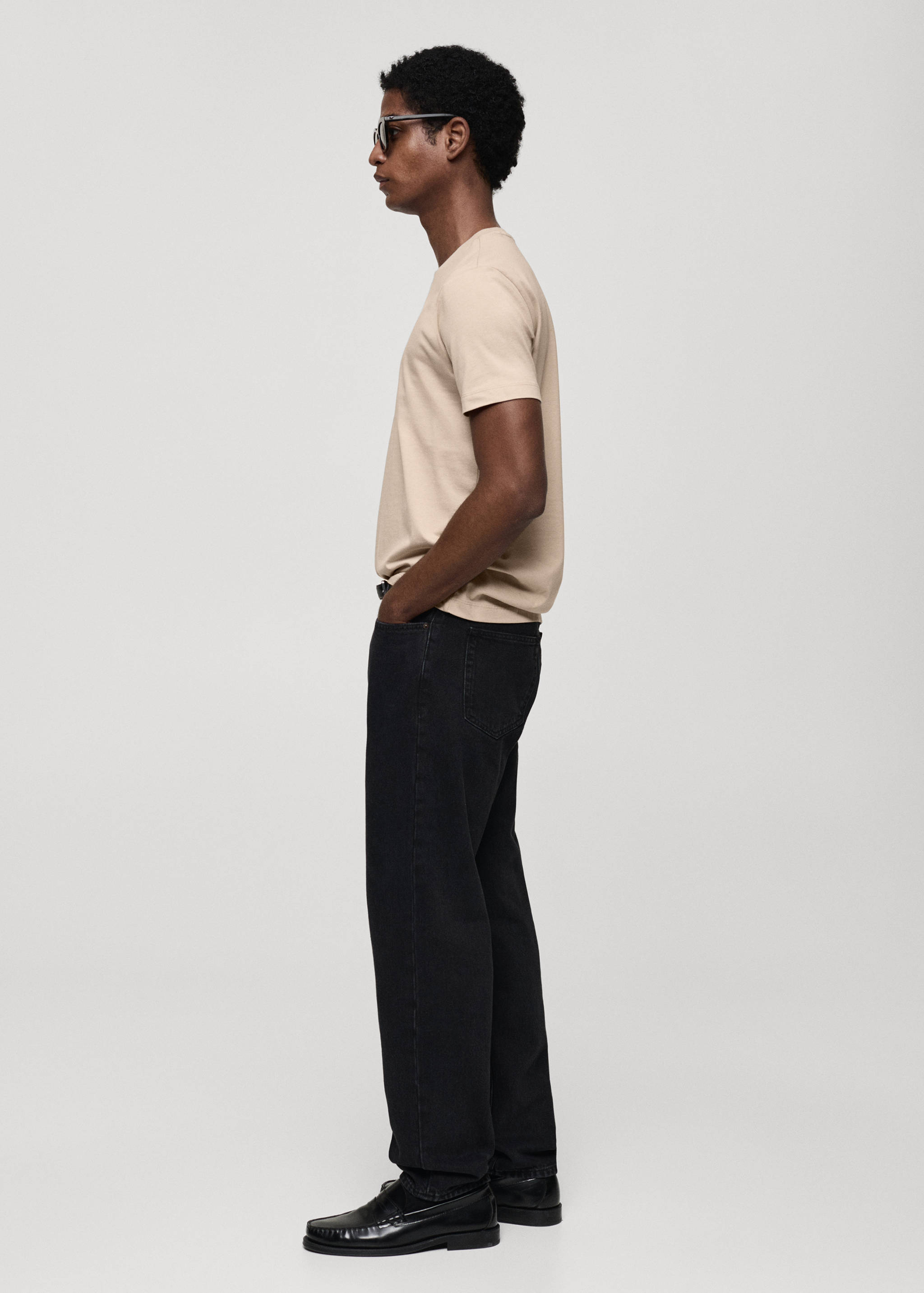 T-shirt 100 % coton slim-fit - Détail de l'article 2