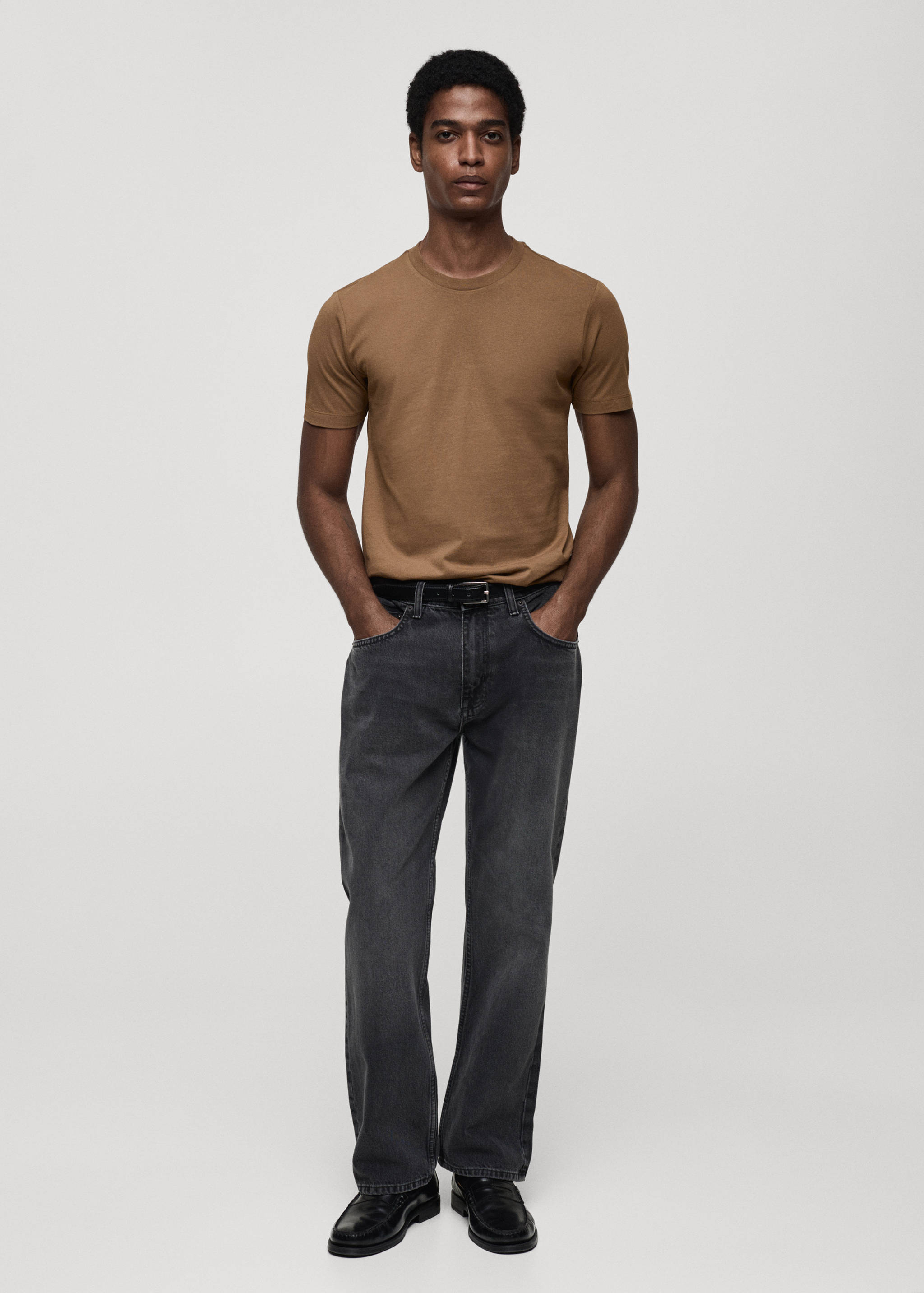 T-shirt 100 % coton slim-fit - Plan général