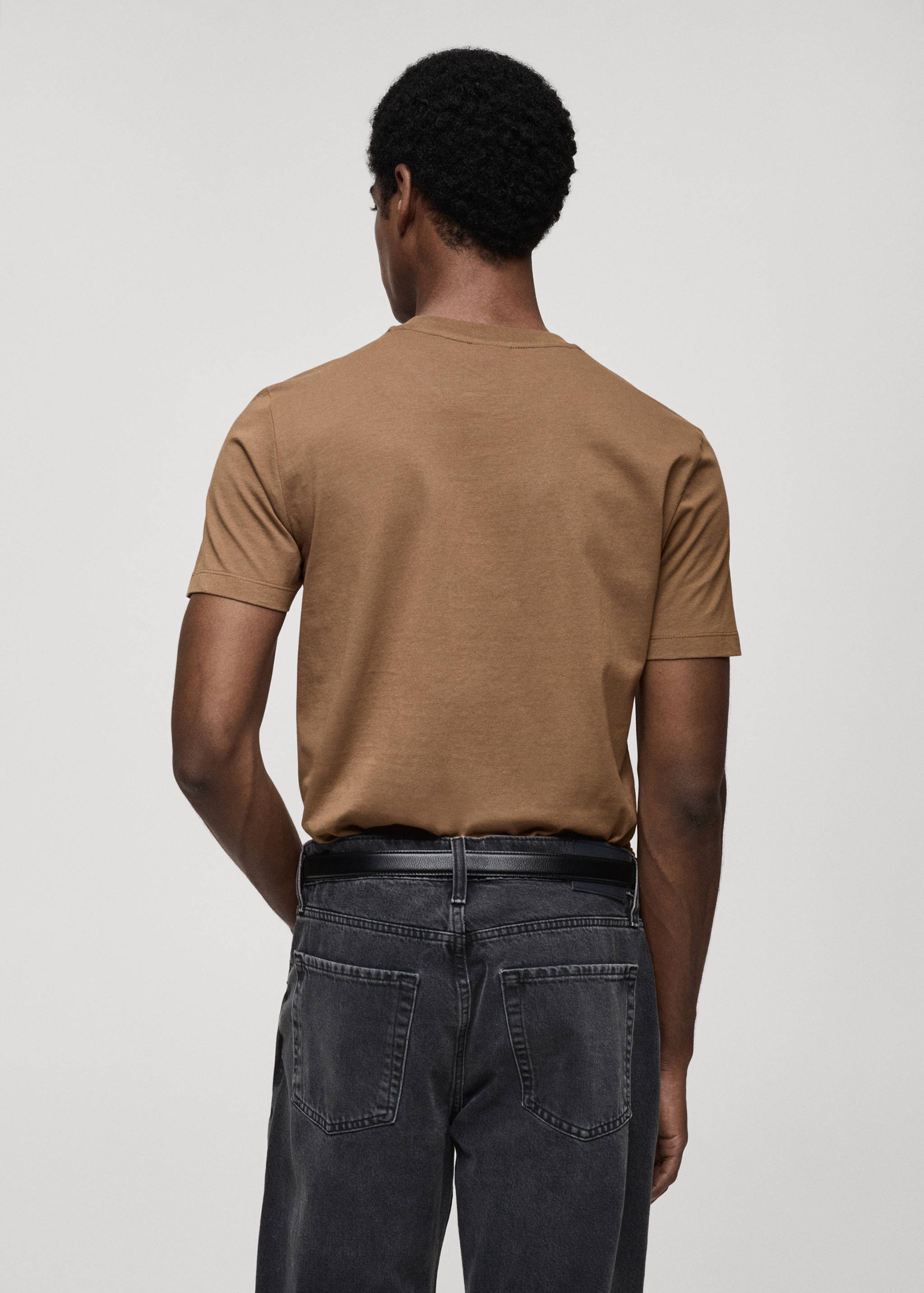 T-shirt 100 % coton slim-fit - Verso de l’article