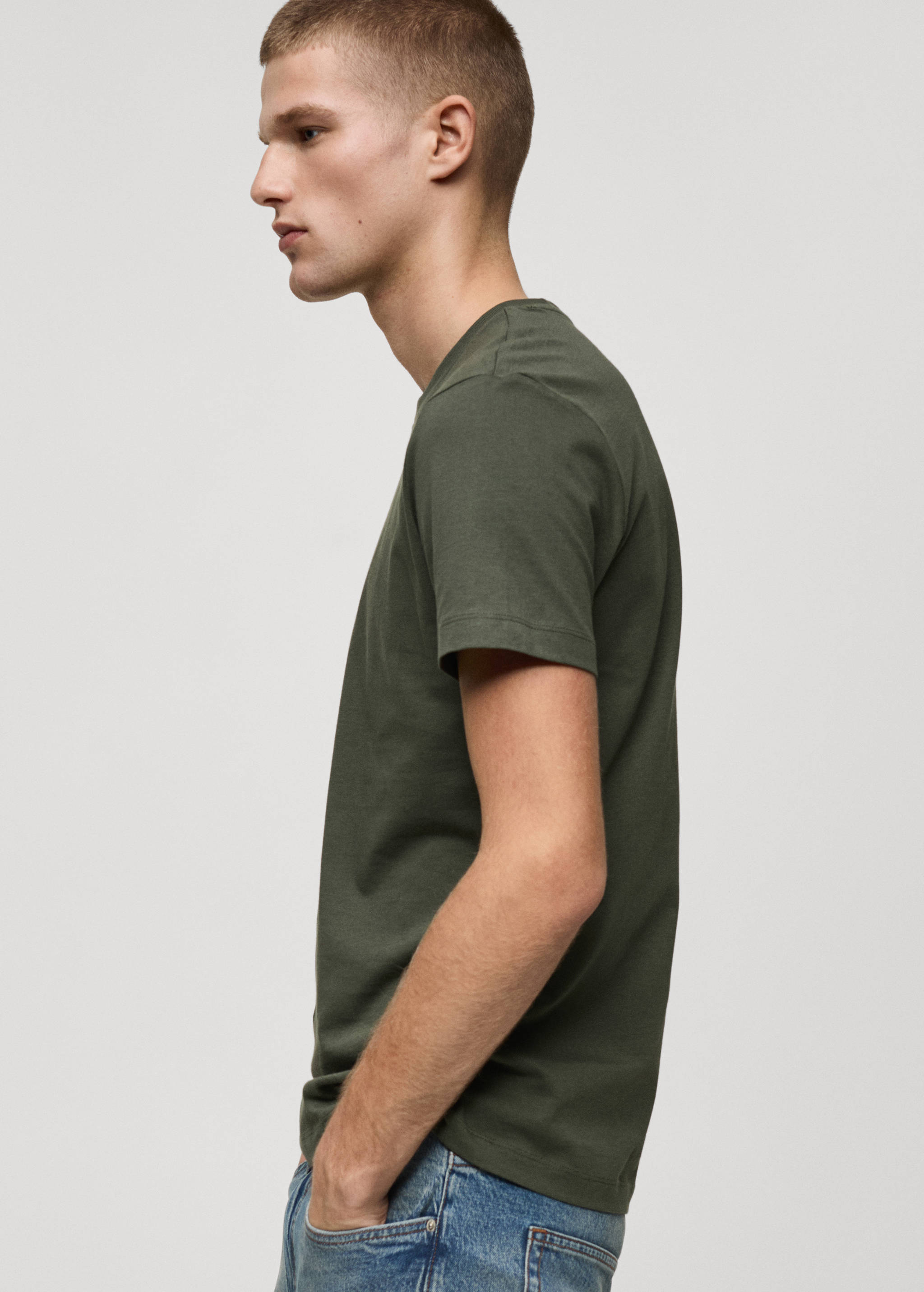 T-shirt 100 % coton slim-fit - Détail de l'article 2