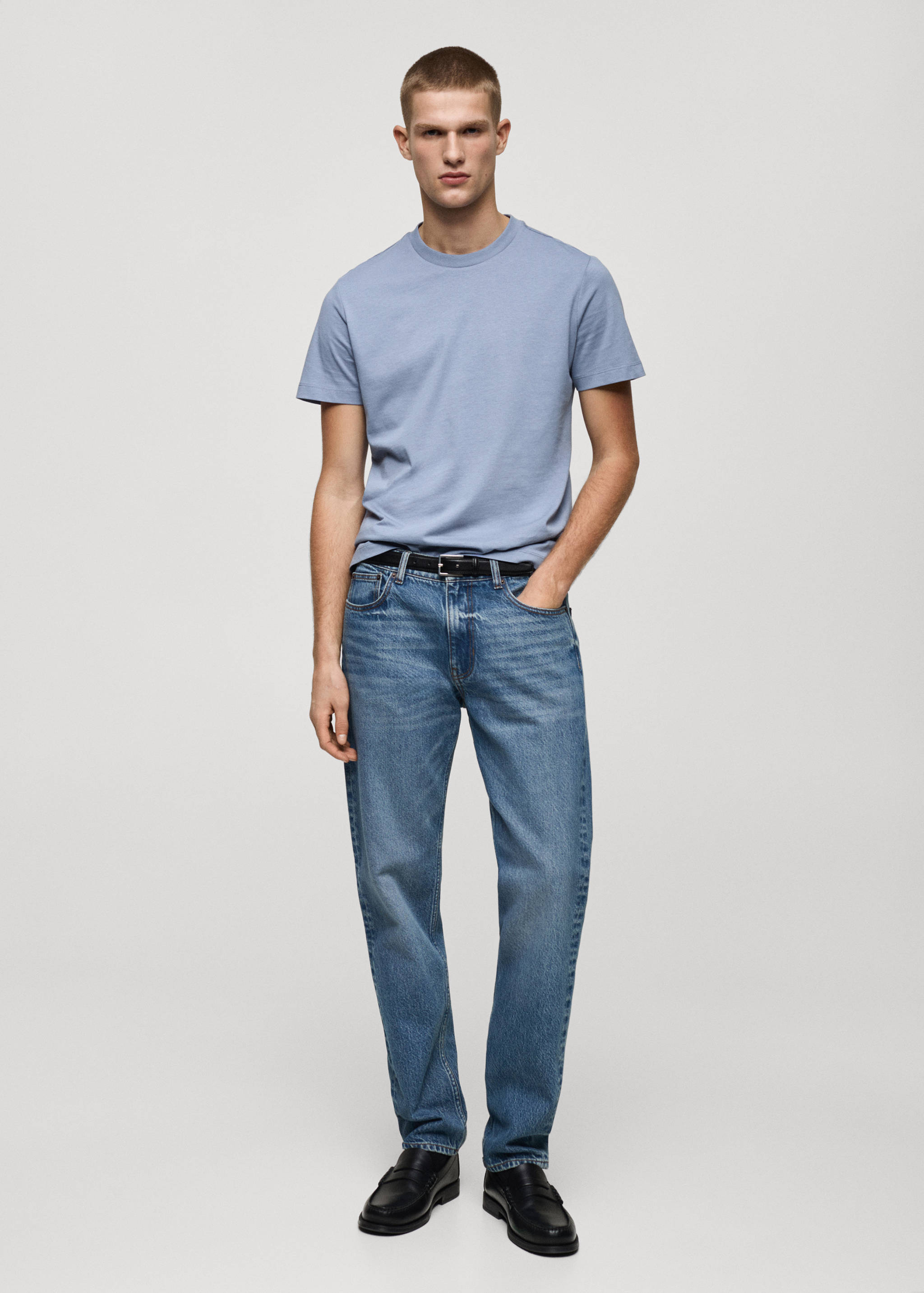 T-shirt 100 % coton slim-fit - Plan général