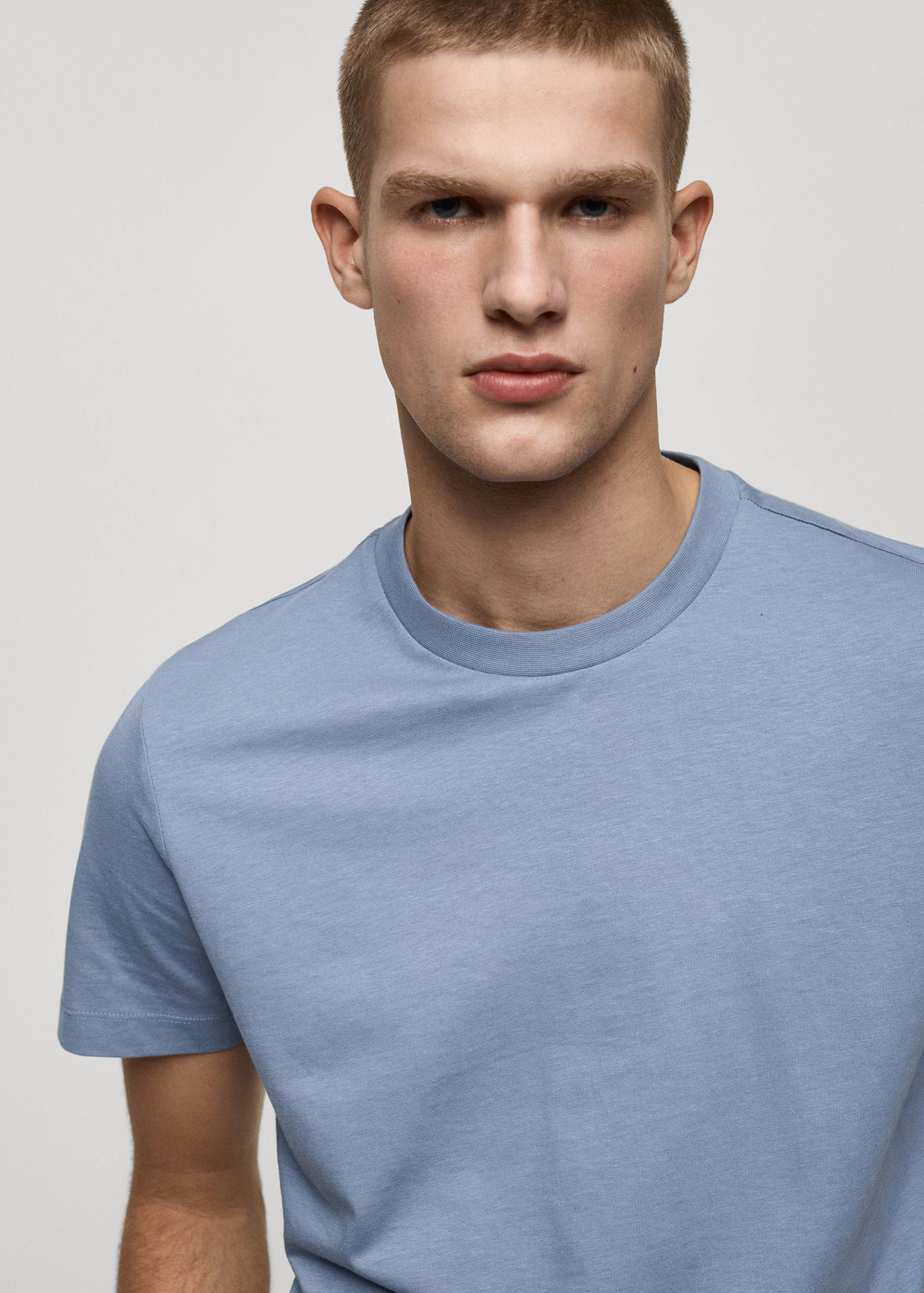 T-shirt 100 % coton slim-fit - Détail de l'article 1