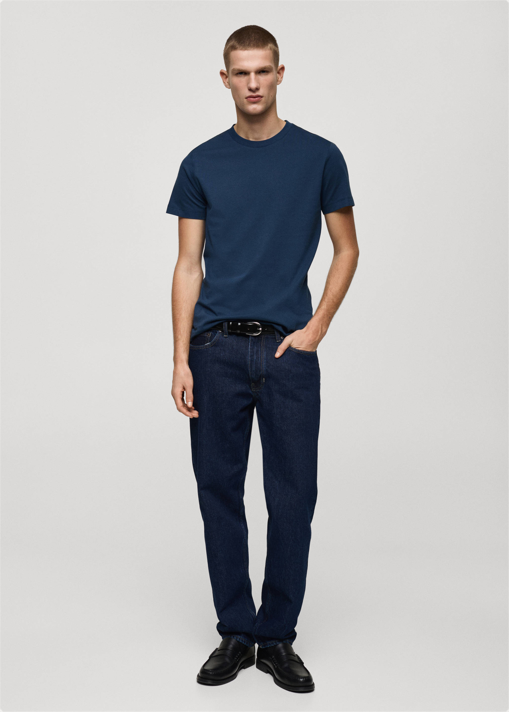 T-shirt 100 % coton slim-fit - Plan général