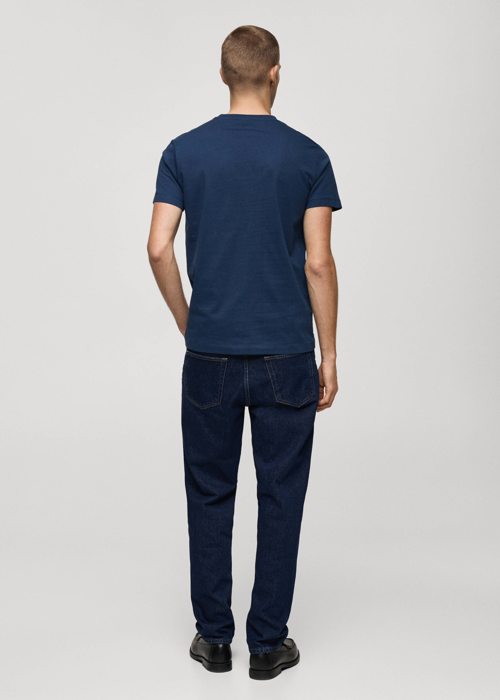 T-shirt 100 % coton slim-fit - Verso de l’article