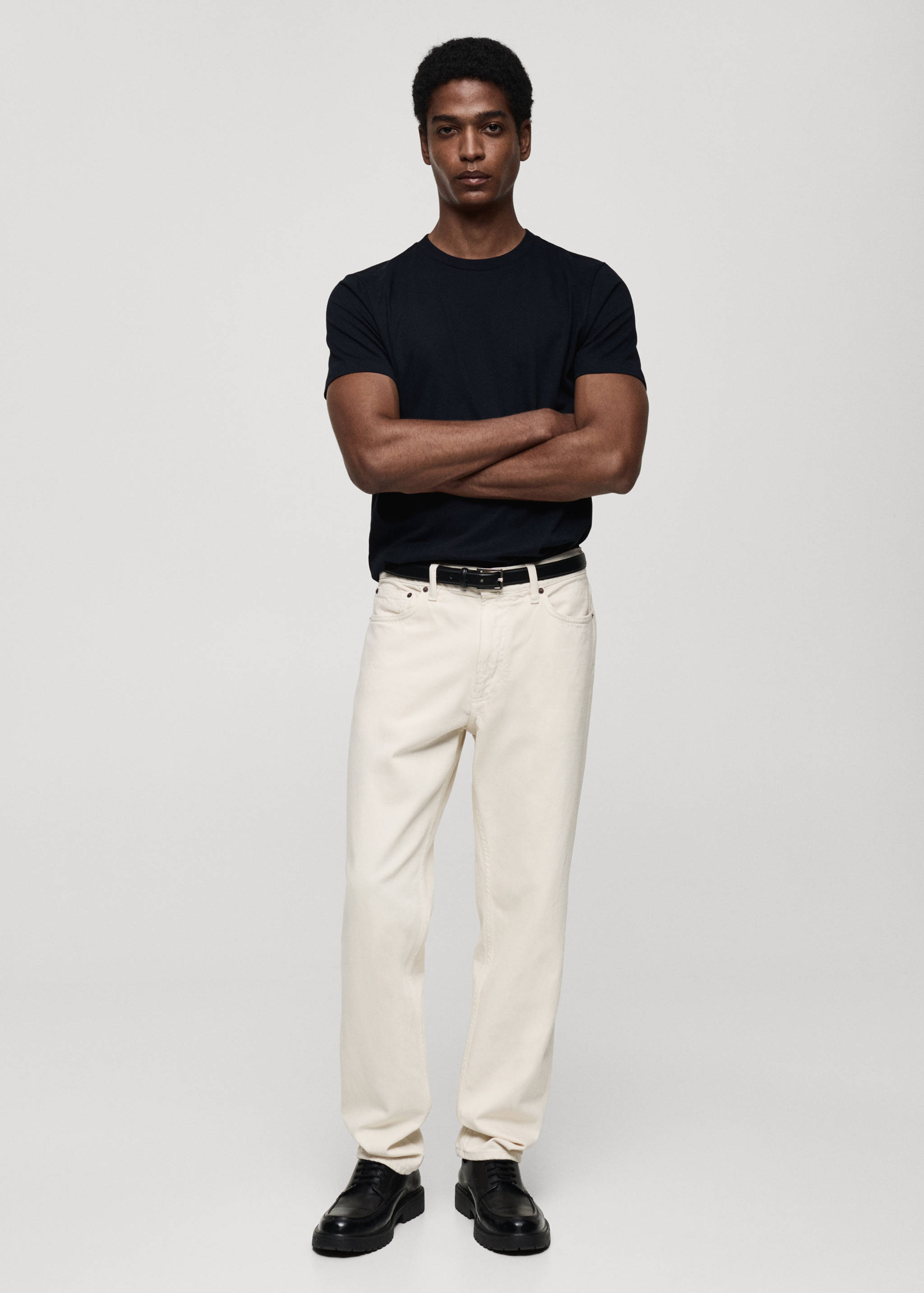 T-shirt 100 % coton slim-fit - Plan général