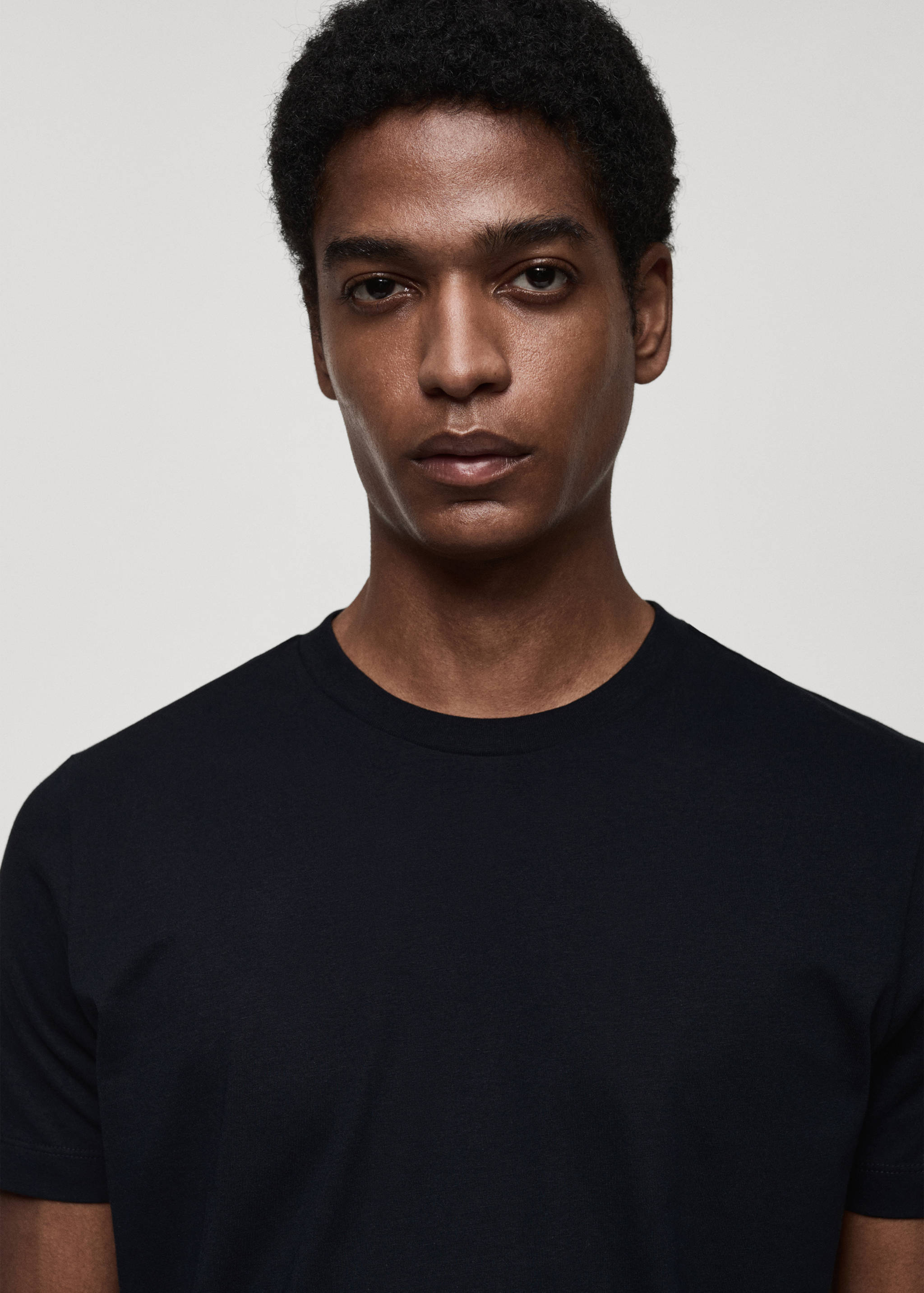 T-shirt 100 % coton slim-fit - Détail de l'article 1