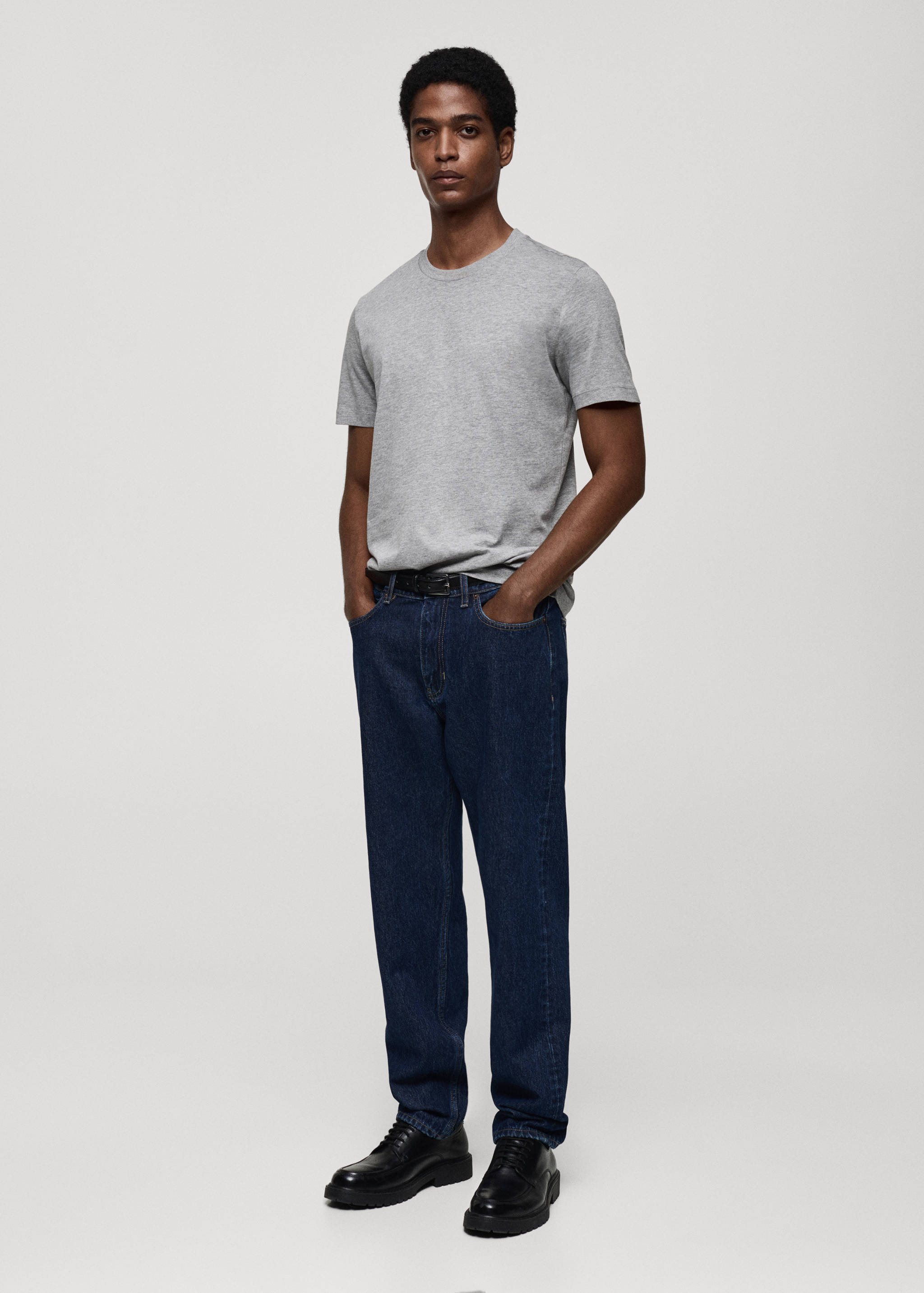 T-shirt 100 % coton slim-fit - Plan général