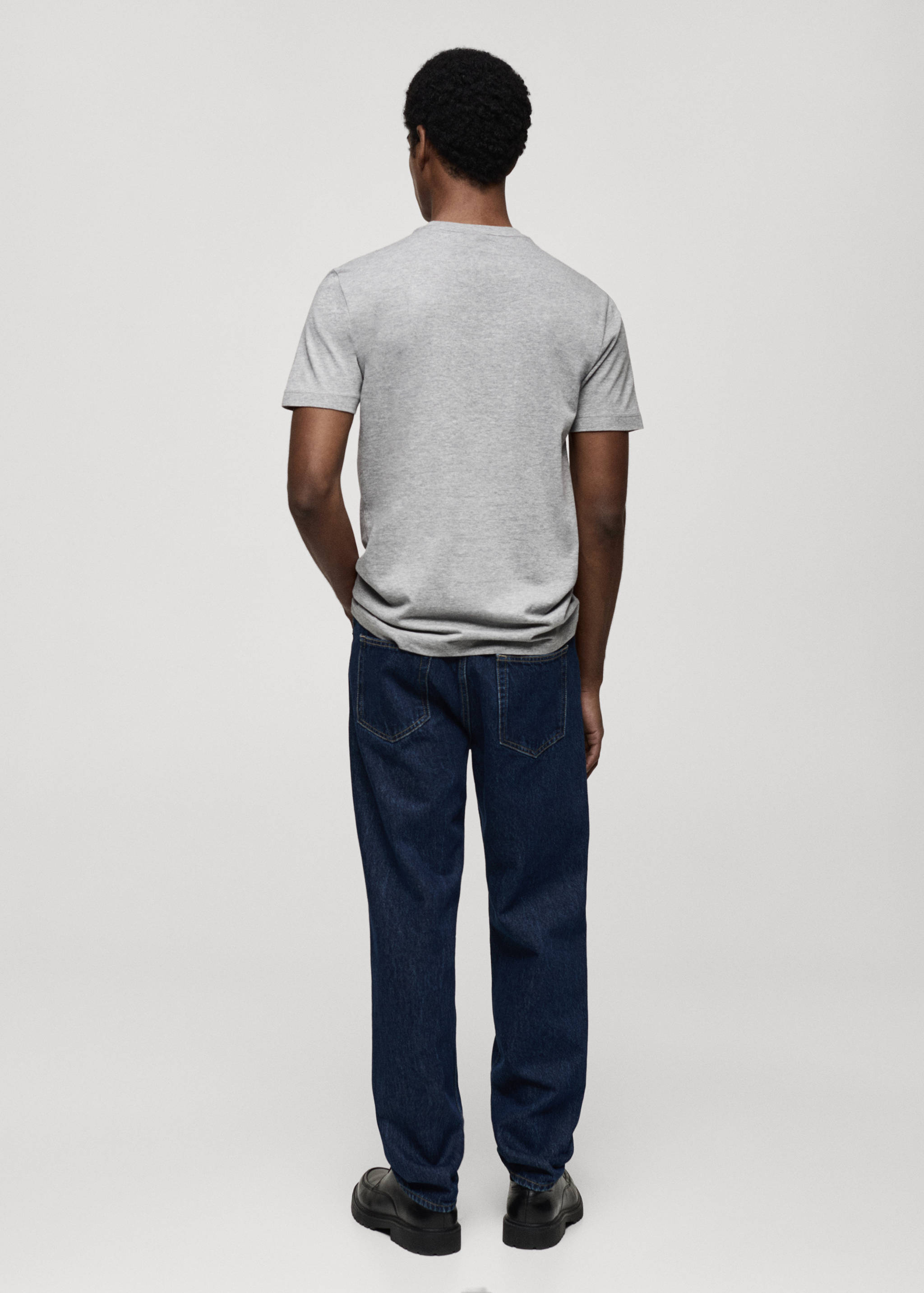 T-shirt 100 % coton slim-fit - Verso de l’article
