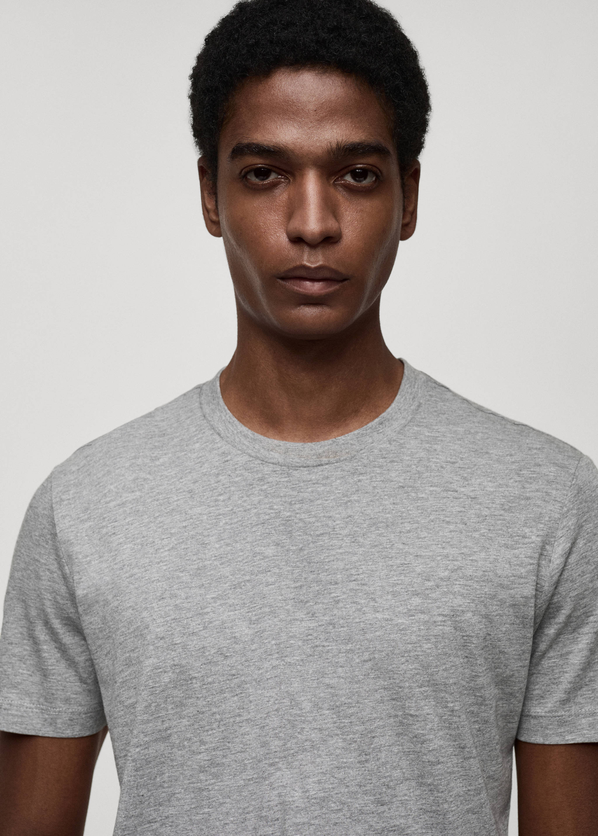 T-shirt 100 % coton slim-fit - Détail de l'article 1