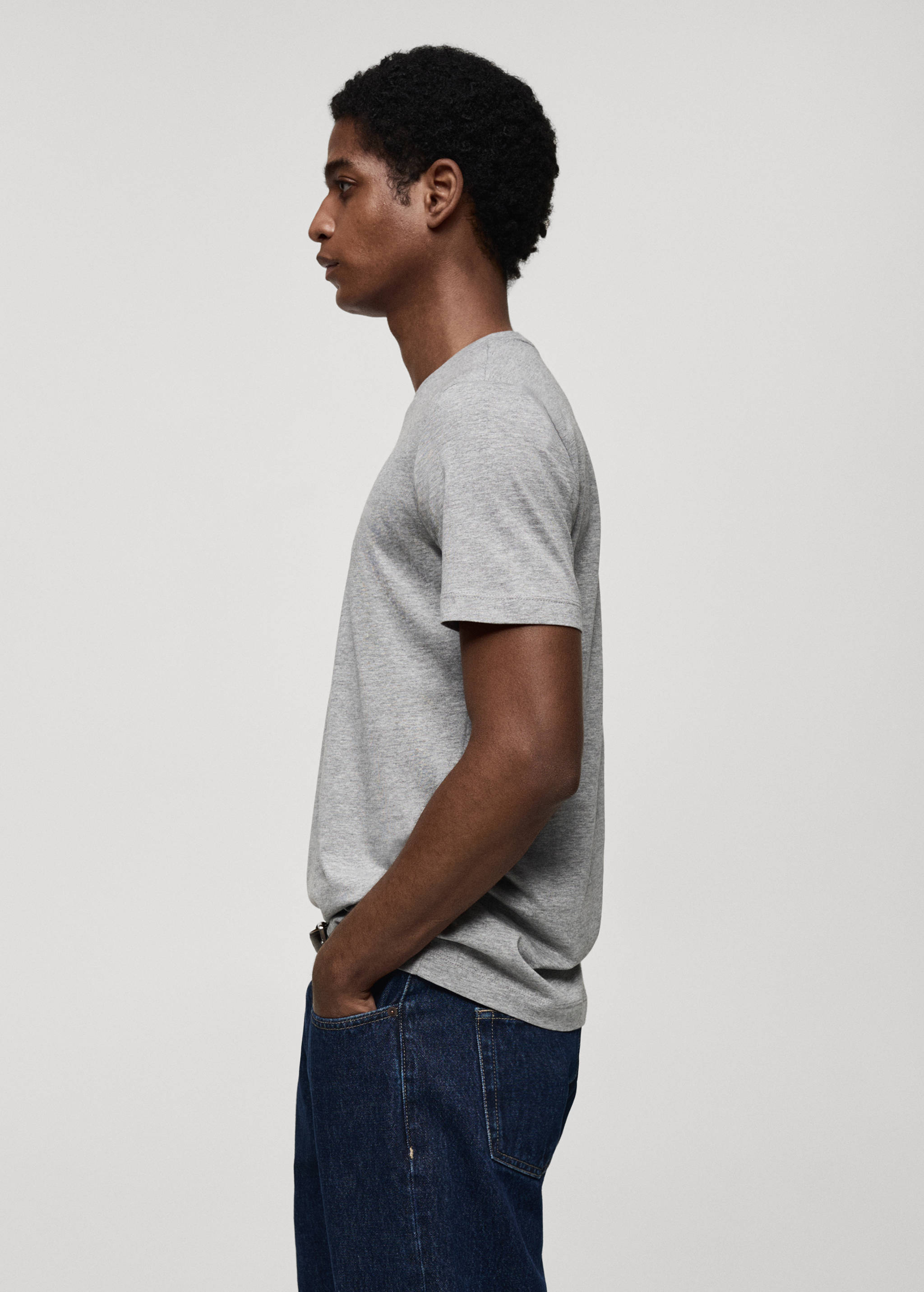 T-shirt 100 % coton slim-fit - Détail de l'article 2