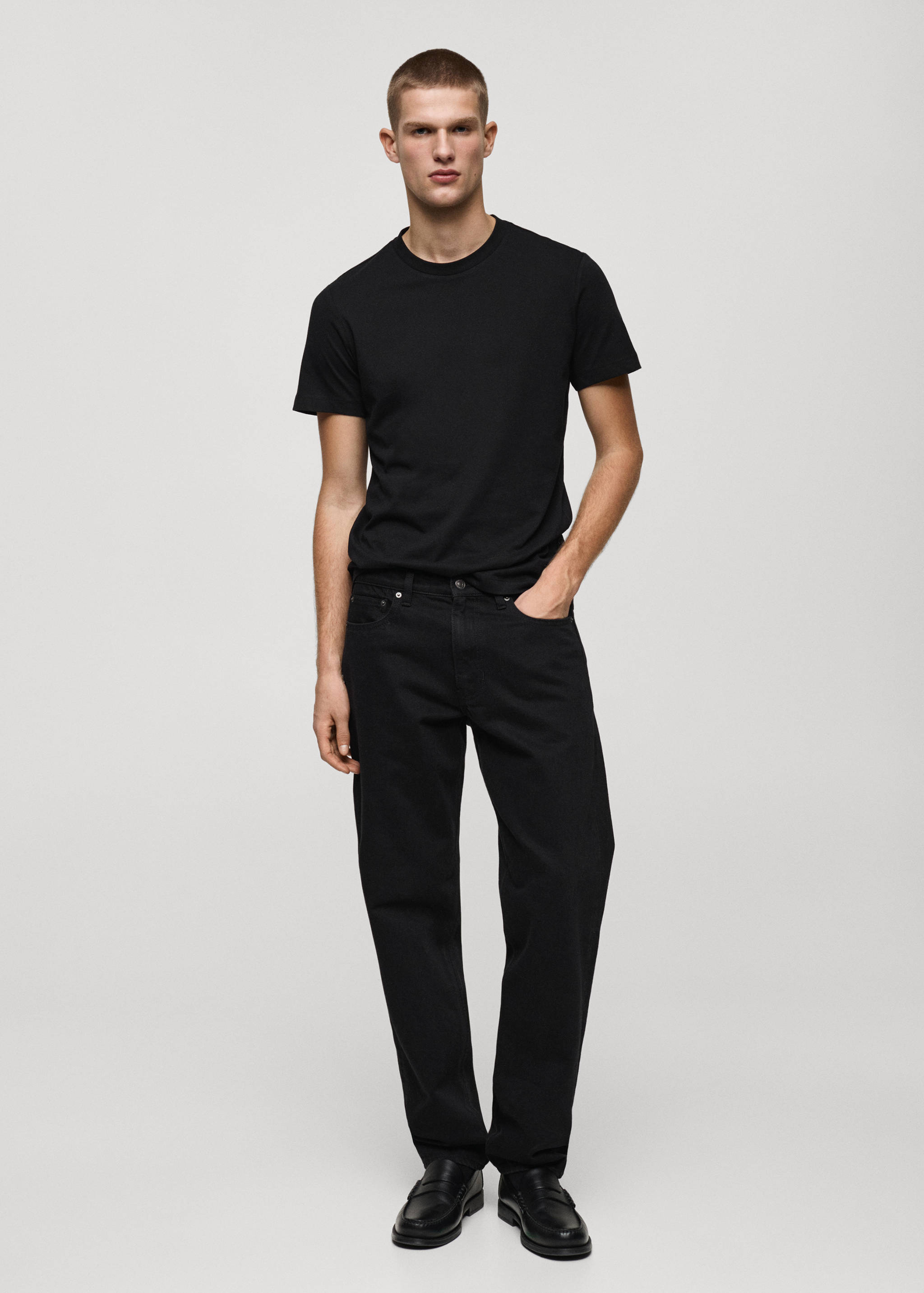 T-shirt 100 % coton slim-fit - Plan général