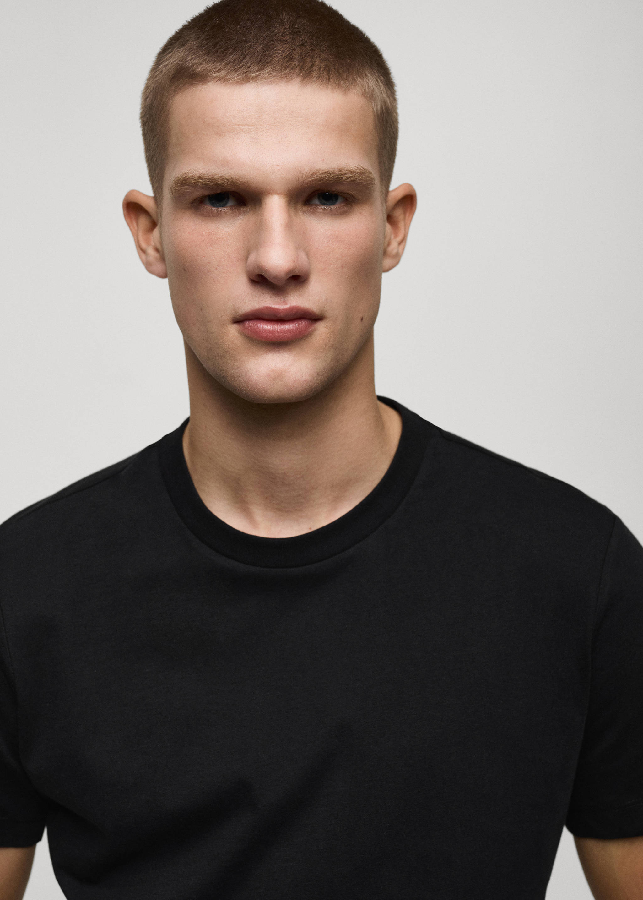 T-shirt 100 % coton slim-fit - Détail de l'article 1