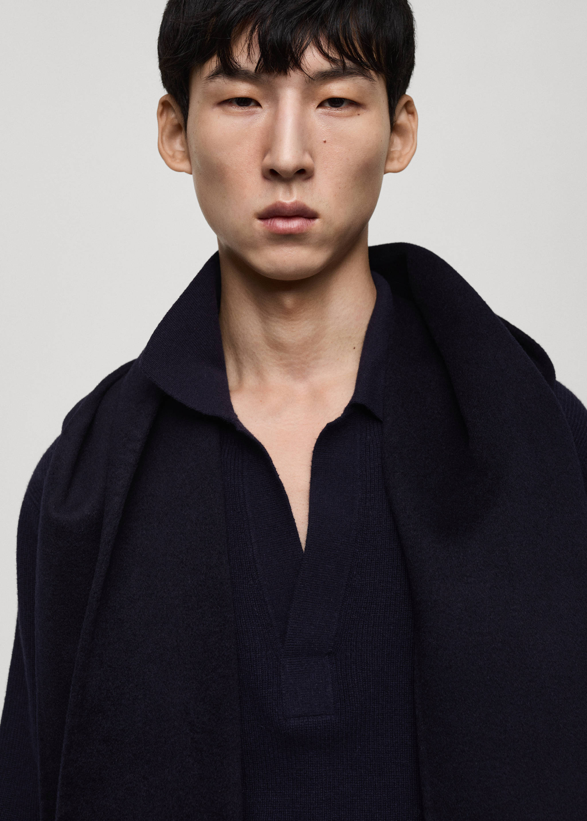 Gebreide polotrui van een wolblend - Detail van het artikel 1