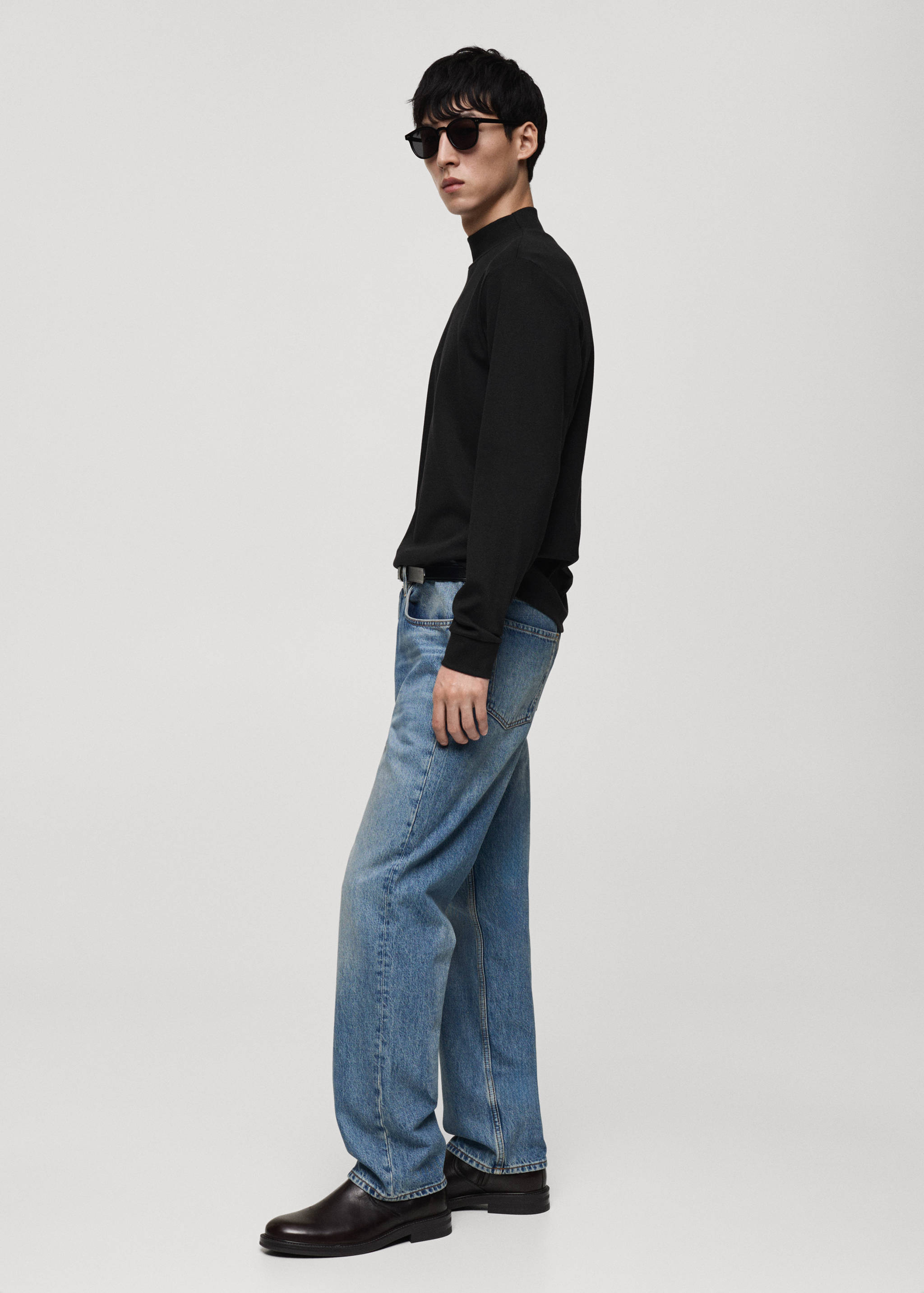 Perkins-neck long-sleeved t-shirt - Details of the article 2