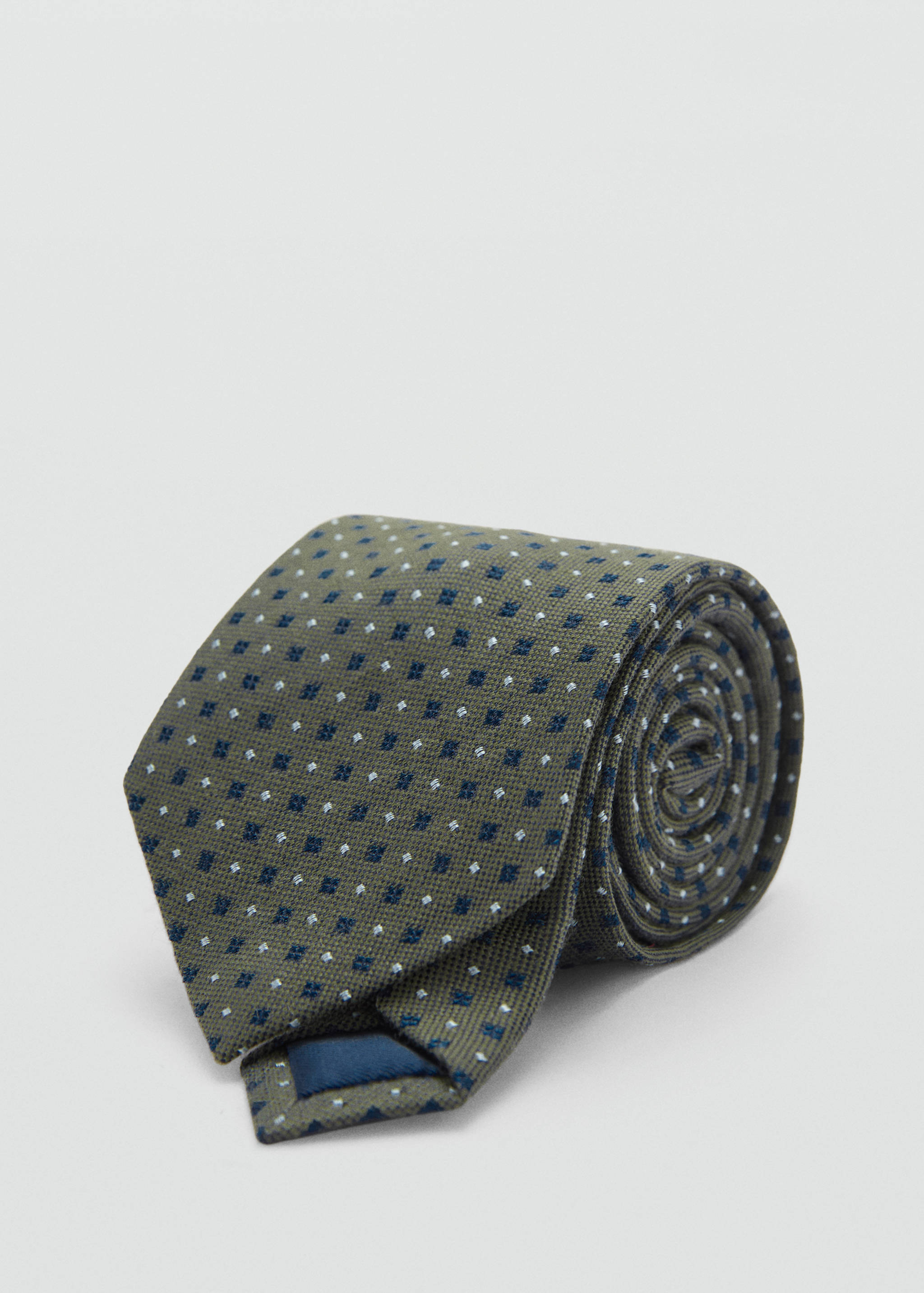 Mulberry silk structured tie - Medium plane