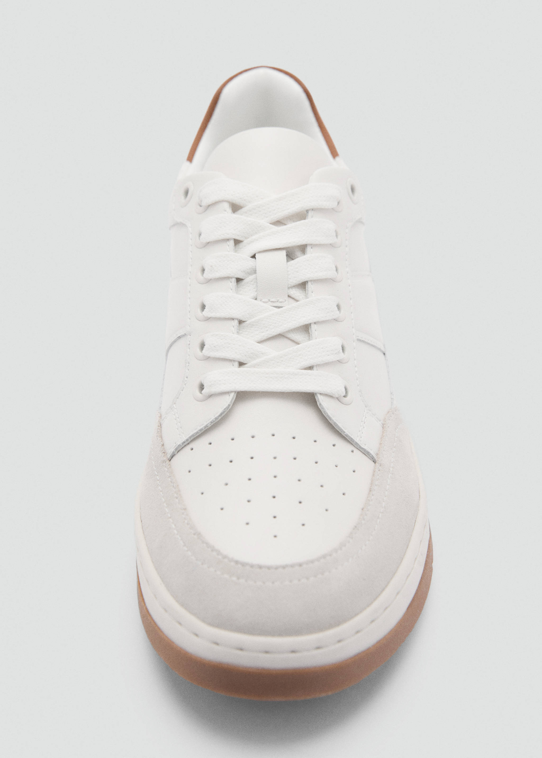 Combined leather trainers - Details of the article 2