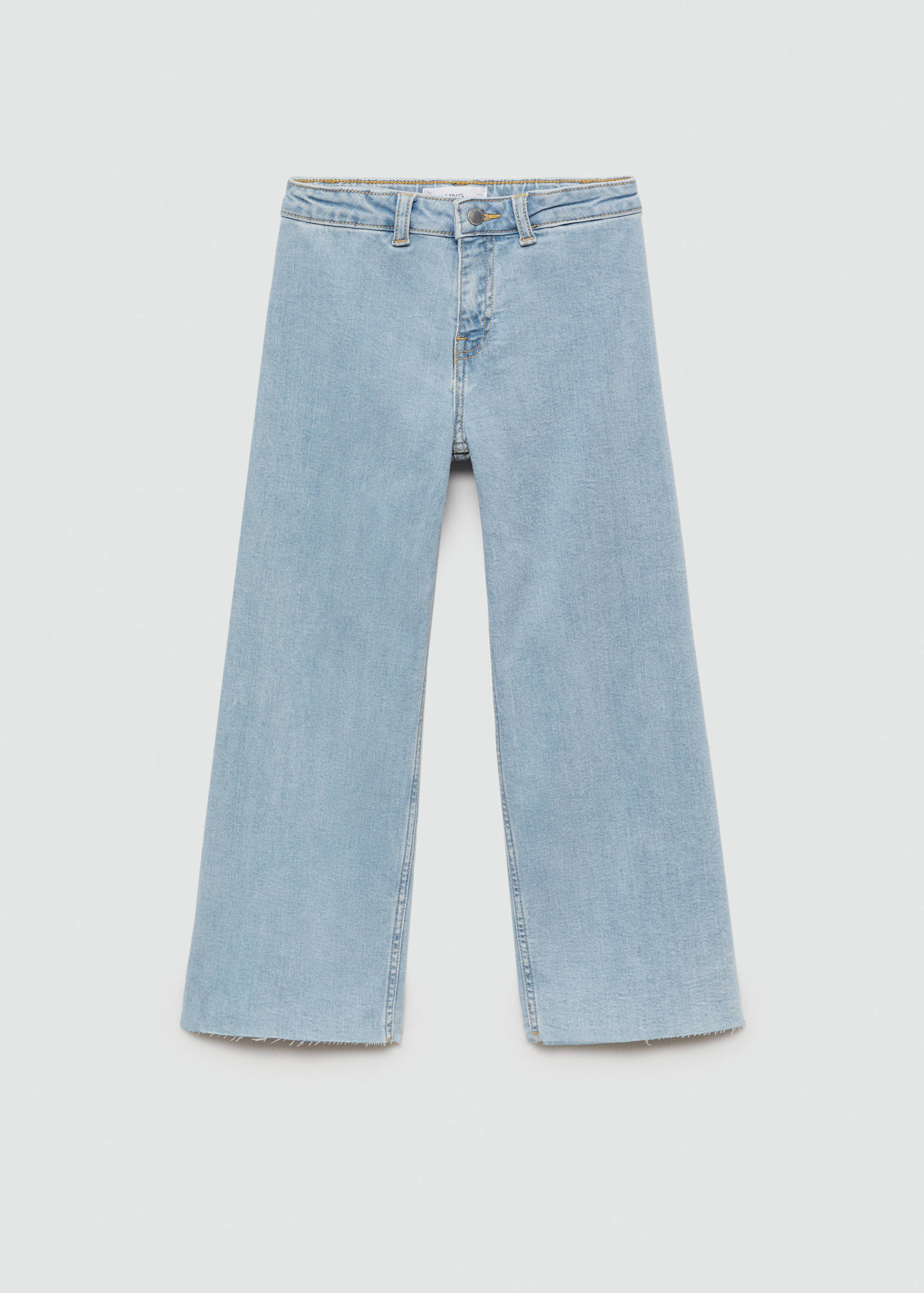 Frayed hem culotte jeans - Article without model
