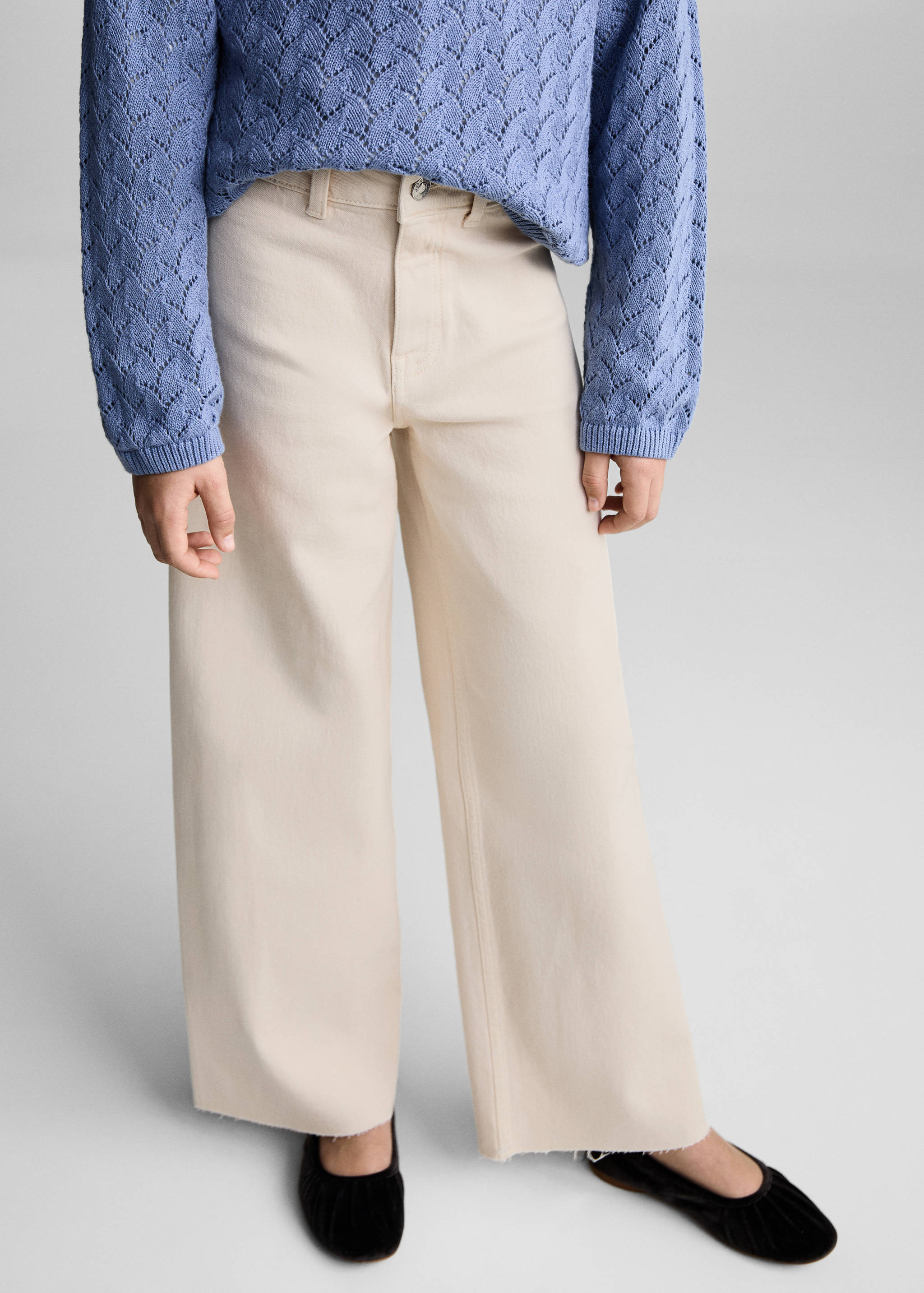 Culotte jean pantolon - Orta plan