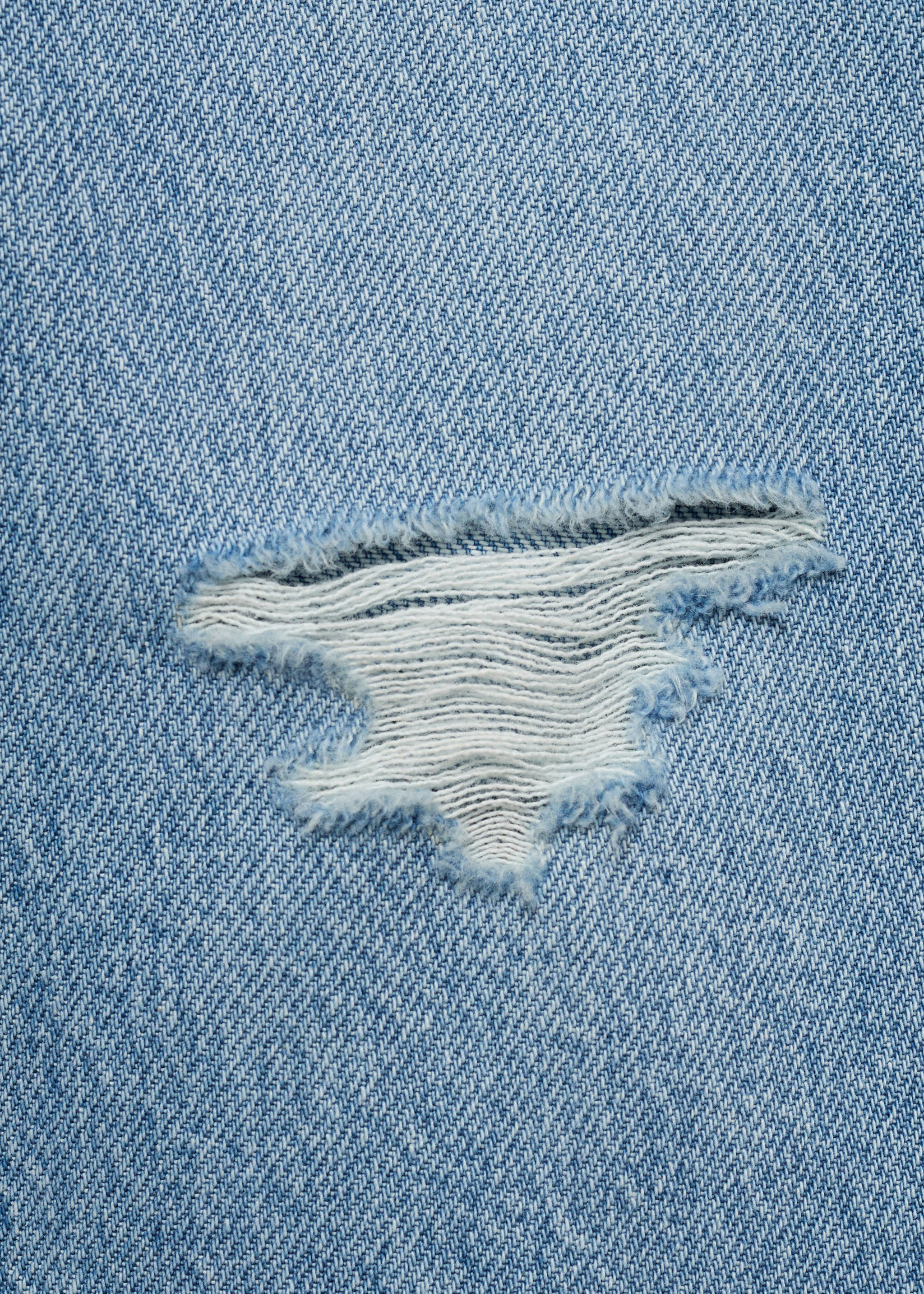 Mom fit decorative rips jeans - Details of the article 8