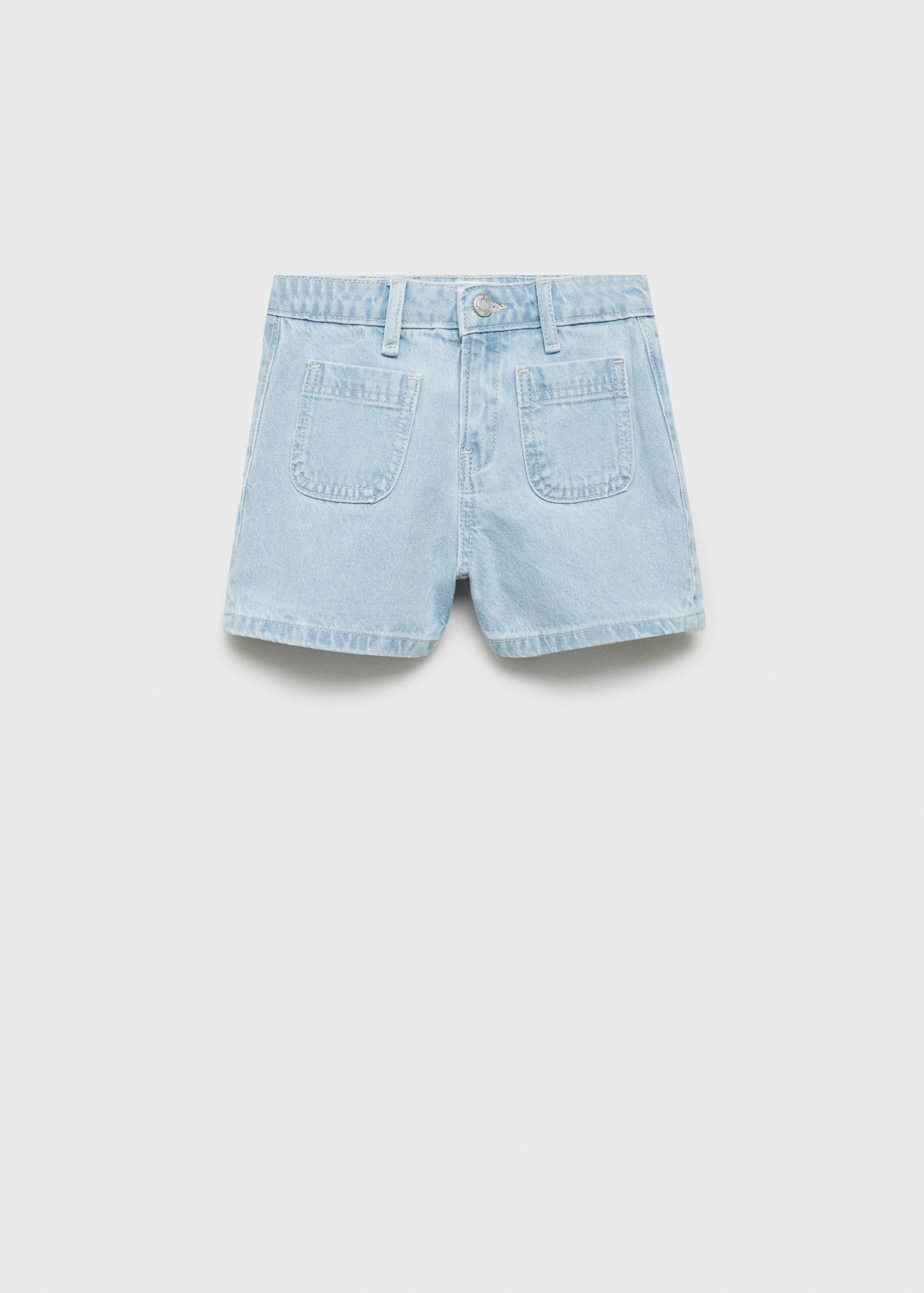 Denim shorts with pockets - Article without model