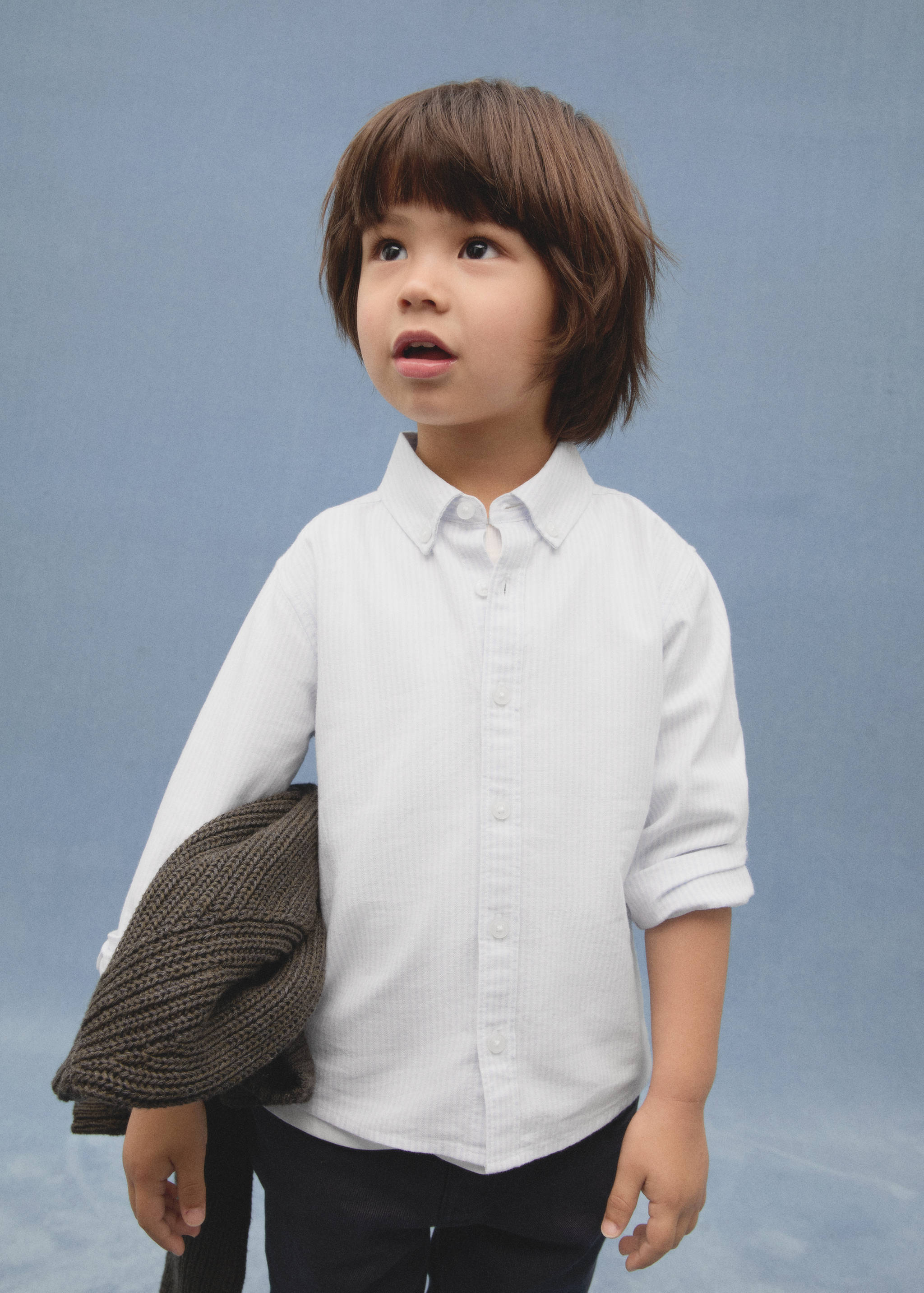 Striped Oxford shirt - Details of the article 3