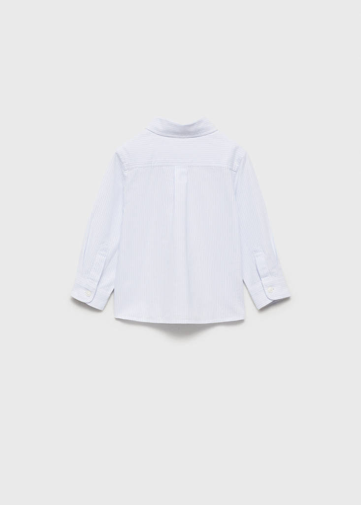 Striped Oxford shirt — Sky Blue