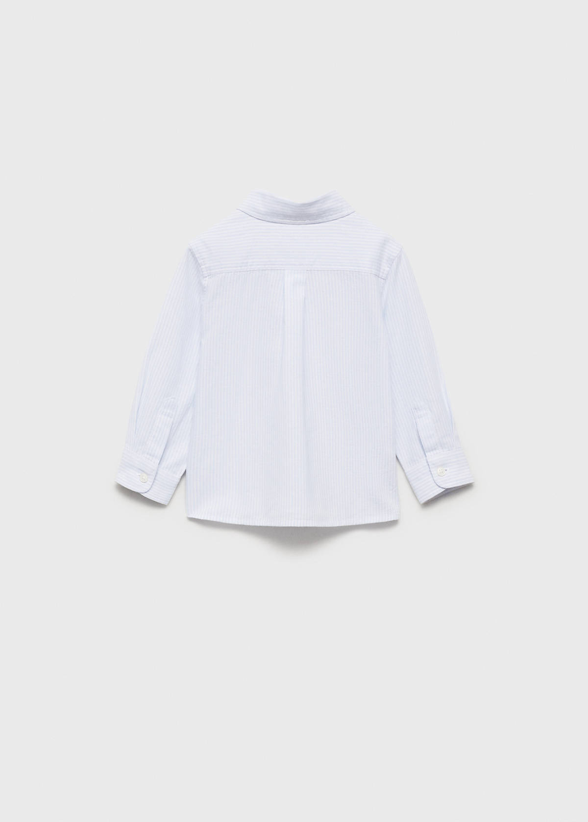 Striped Oxford shirt — Sky Blue