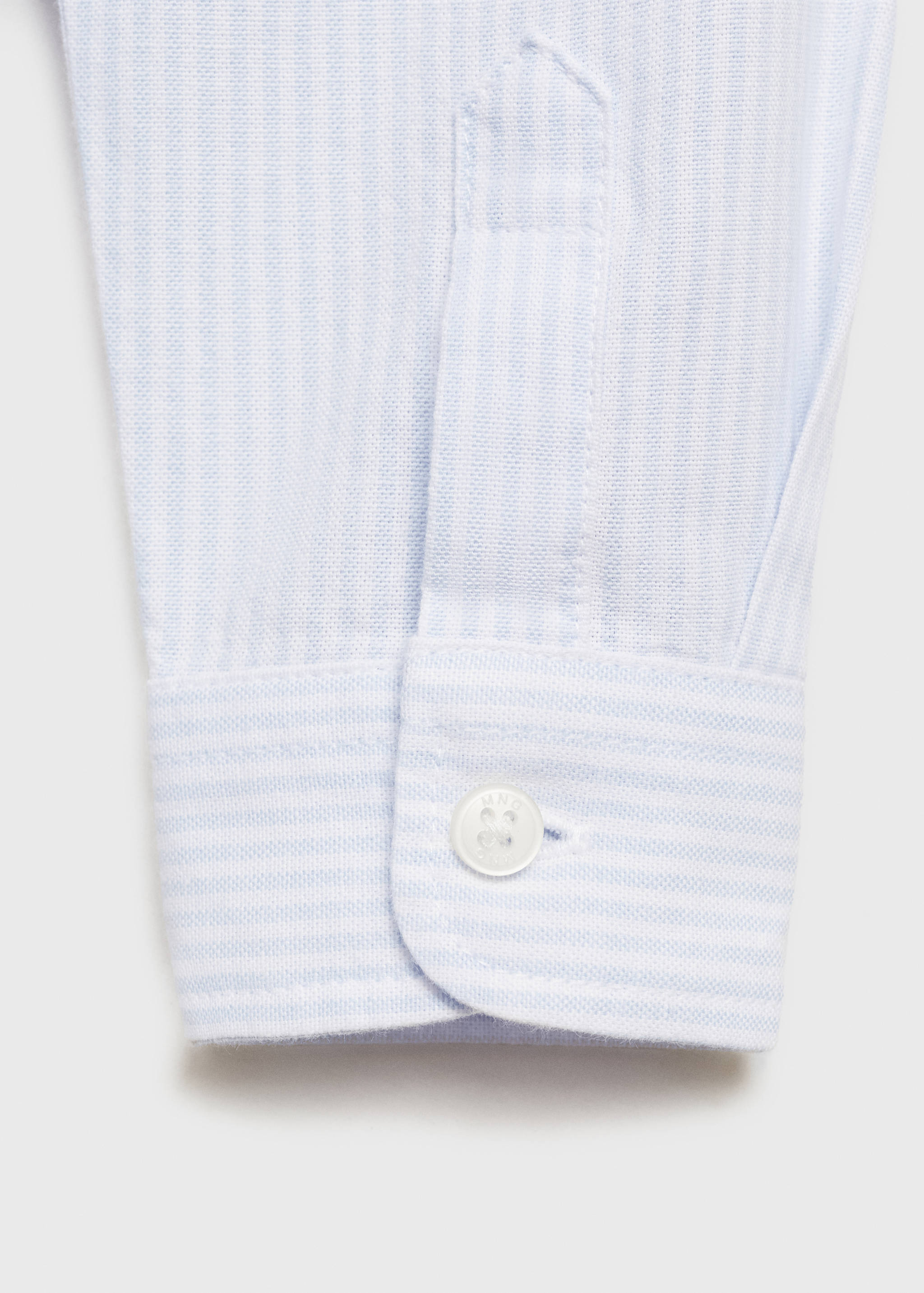 Striped Oxford shirt - Details of the article 0